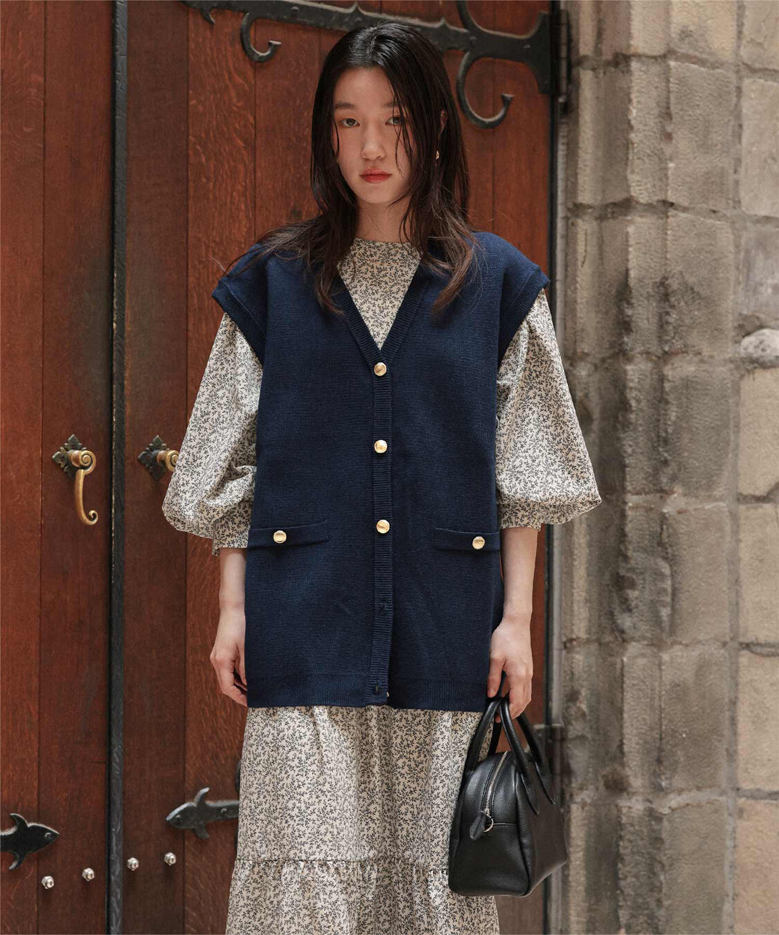 titivate「前後2way花柄ティアードワンピース」|ワンピース|