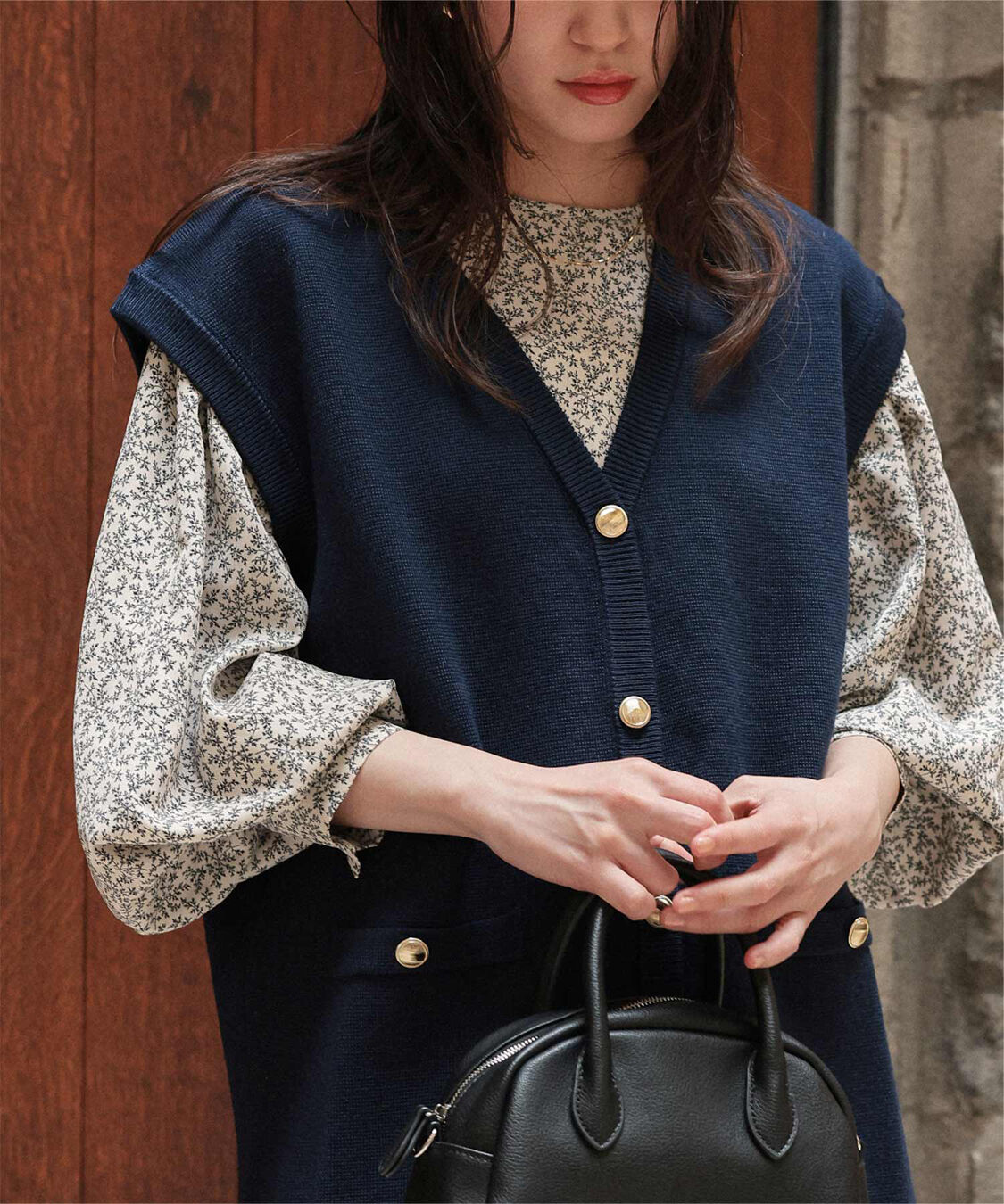 titivate「前後2way花柄ティアードワンピース」|ワンピース|