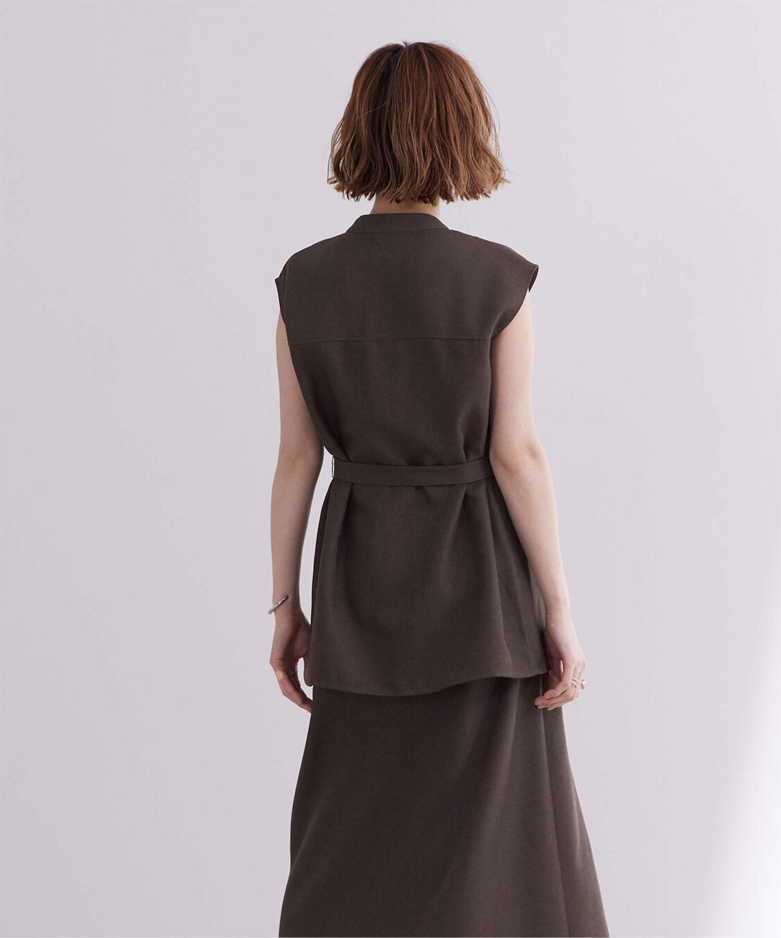 ur's「リネンライクノースリーブトップス」|シャツ・ブラウス|