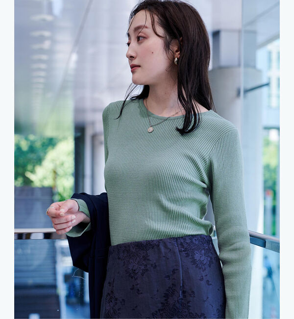 ur's「防ピリングクルーネックニット」|ニット・セーター|