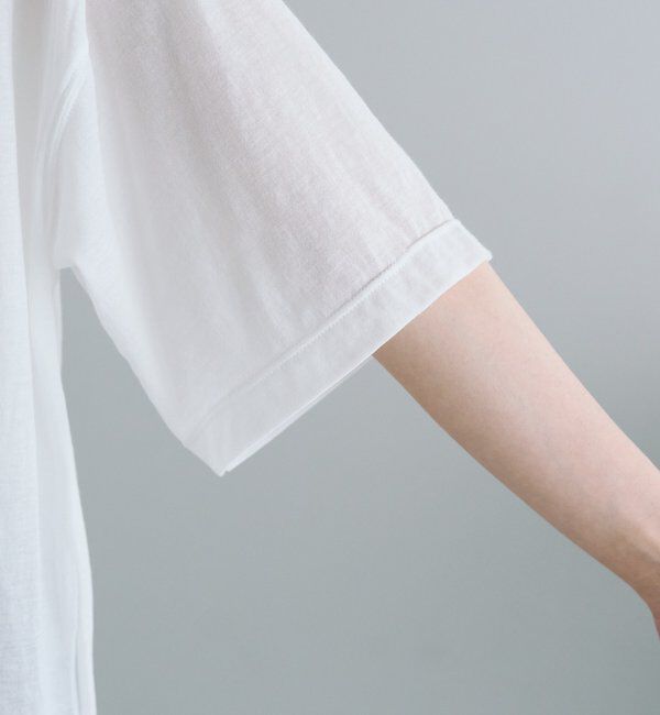  「コットンナイロンシアーオーバーTシャツ」|Tシャツ・カットソー|