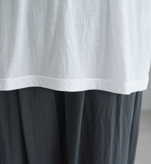  「コットンナイロンシアーオーバーTシャツ」|Tシャツ・カットソー|