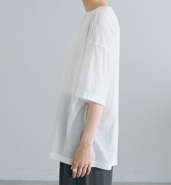  「コットンナイロンシアーオーバーTシャツ」|Tシャツ・カットソー|