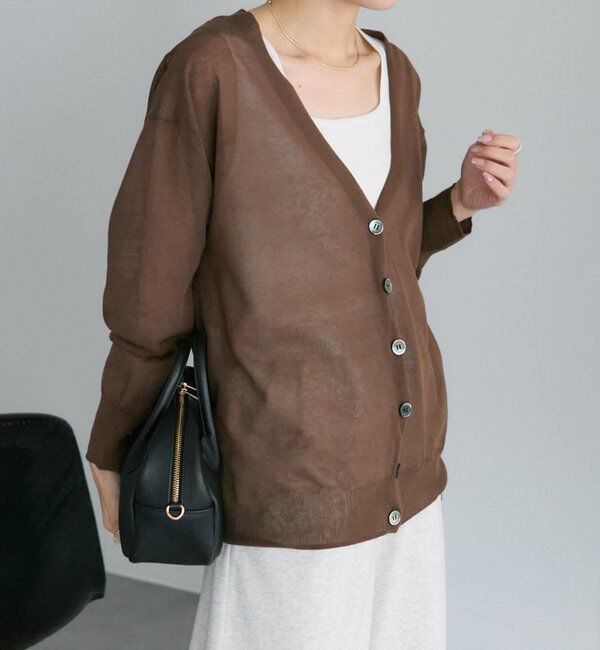  「【日焼け・冷房対策に◎】シアーカーディガン」|カーディガン|