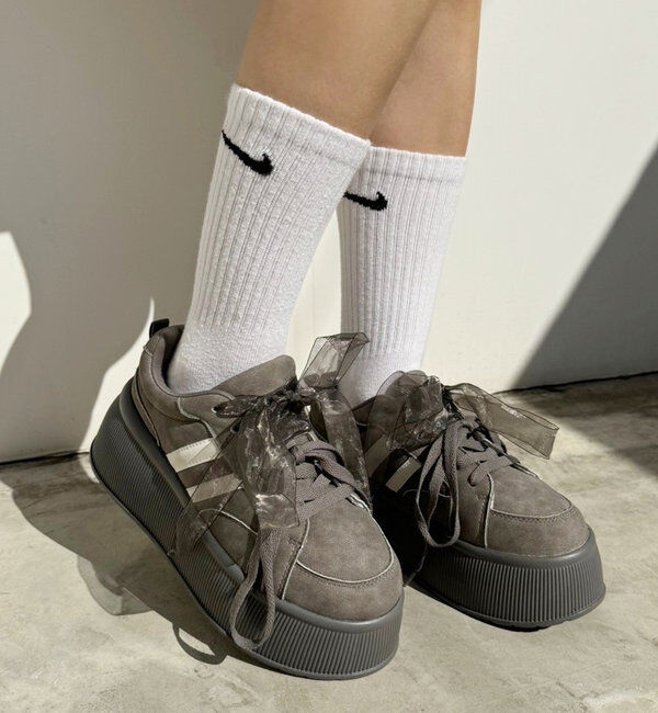  「0151130070【再入荷】リボンカスタムスニーカー」|その他|