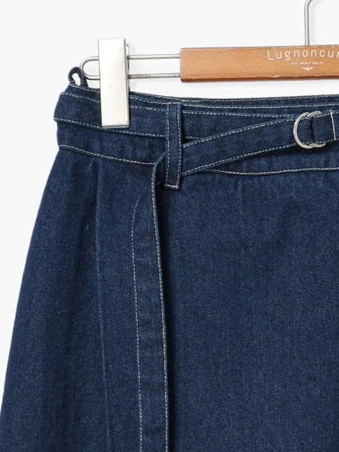 Lugnoncure「ラップ風デニムスカート《2025spring catalog item》」|スカート|