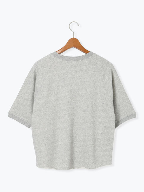 Lugnoncure「ソフトタッチミニ裏毛半袖プルオーバー《2025autumn catalog item》」|Tシャツ・カットソー|