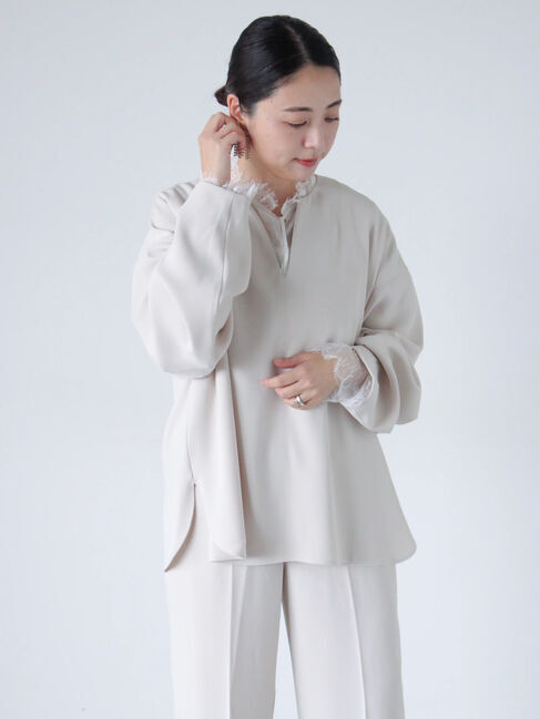 sm2rhythm「【セレモニーアイテム】ジョーゼットブラウス(セットアップ可)」|シャツ・ブラウス|