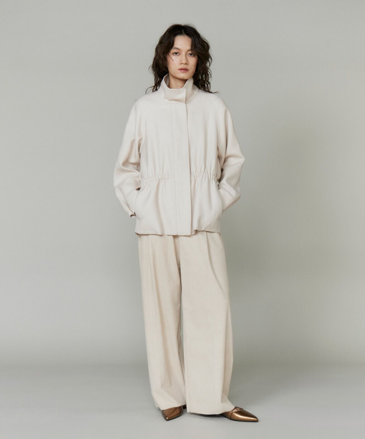 la veille by SUPERIOR CLOSET「ウエストギャザーブルゾン」|その他|