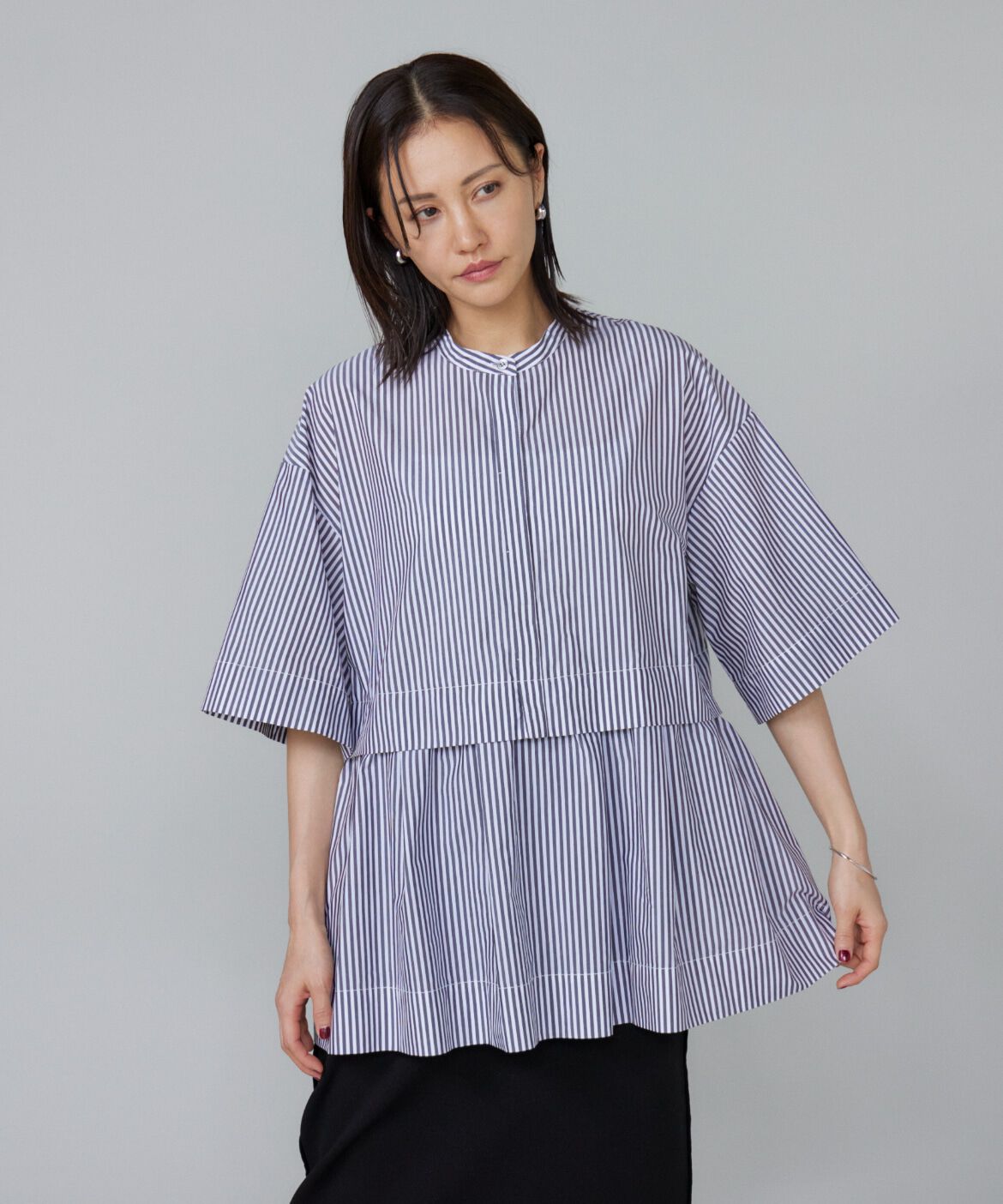 Le Souk「《大きいサイズ》ティアードブラウス」|シャツ・ブラウス|