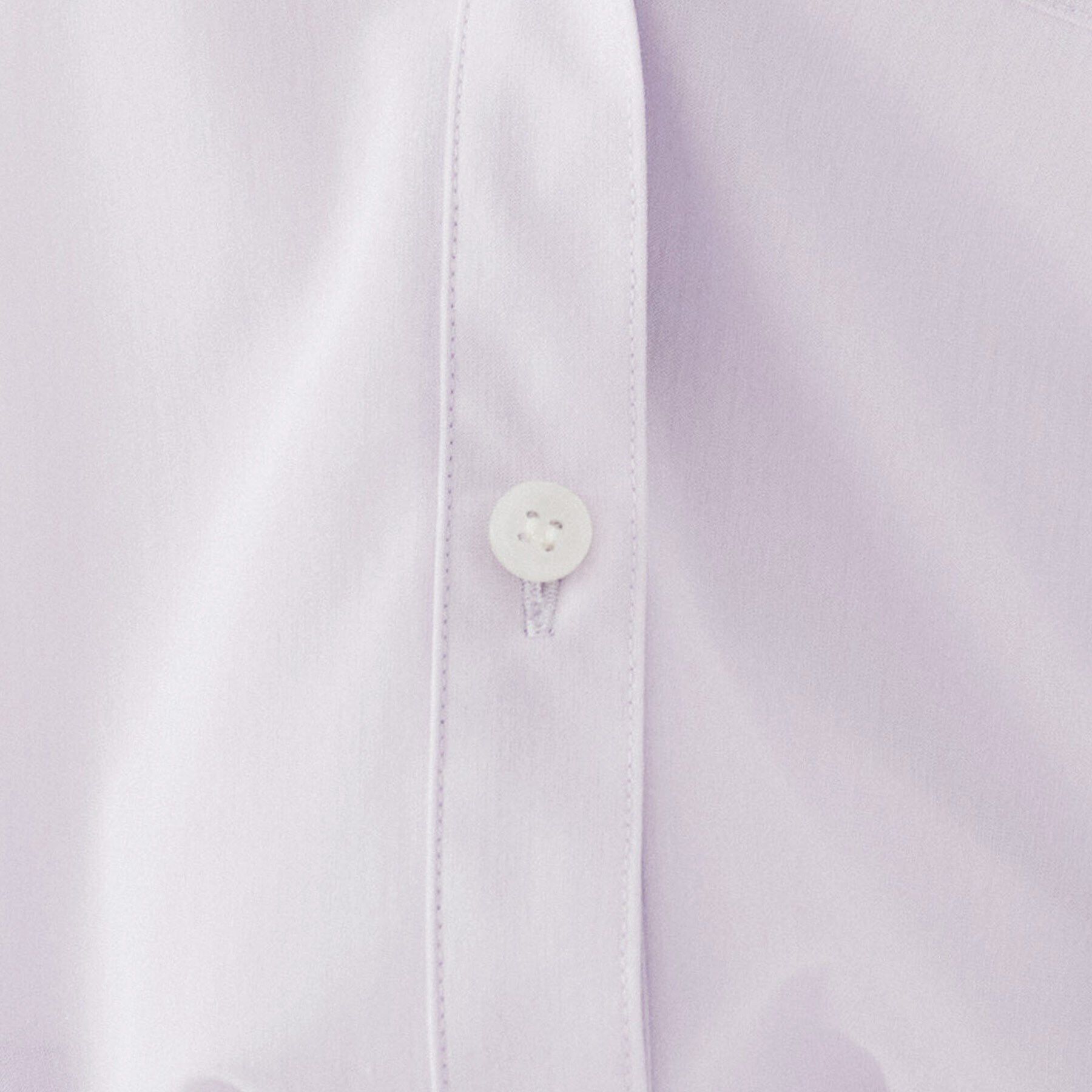 UNTITLED「【ゆったりシルエット/シアー】トリコットバンドカラーシャツ」|シャツ・ブラウス|