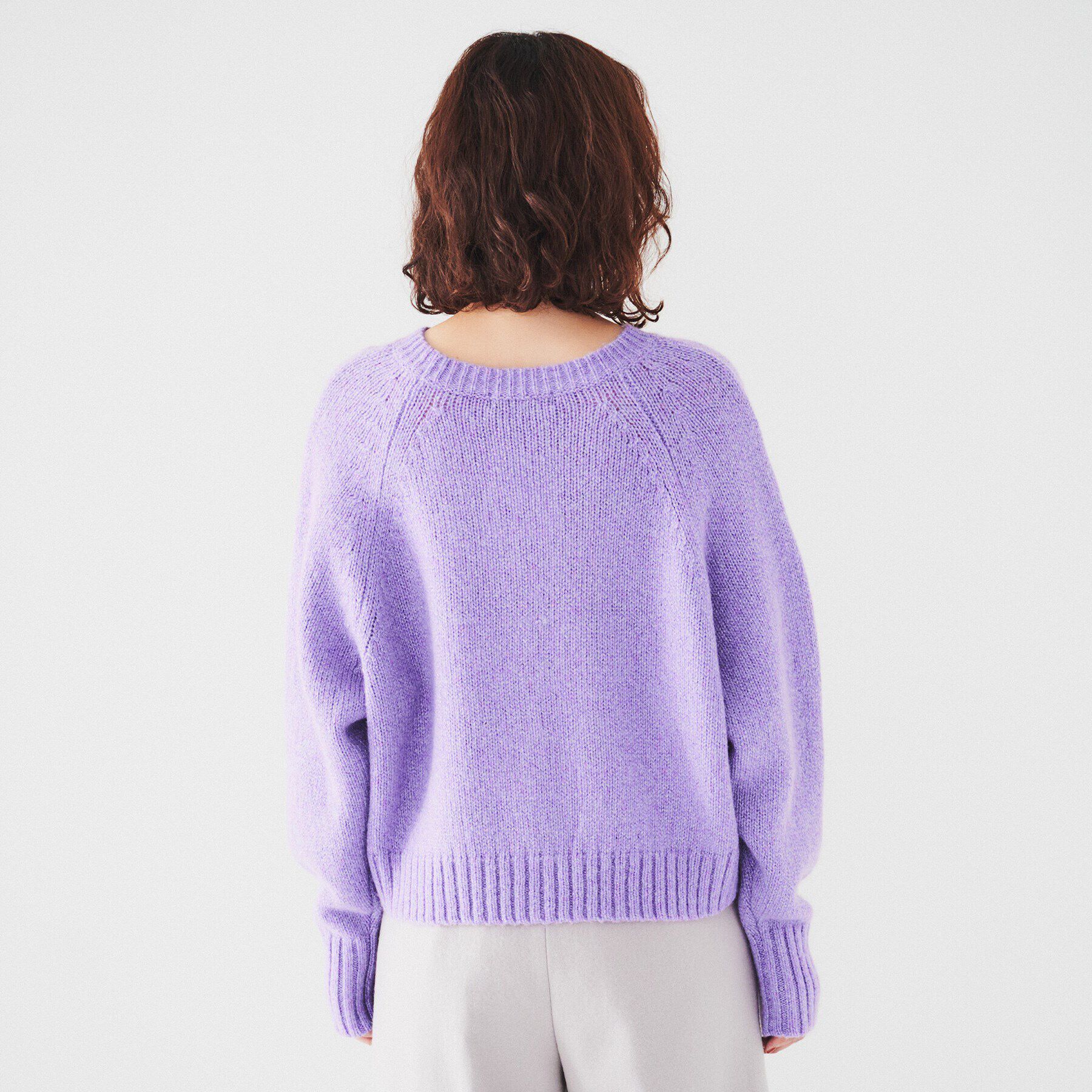 UNTITLED「【ラメ見え/ショート丈】クロップドニット」|ニット・セーター|