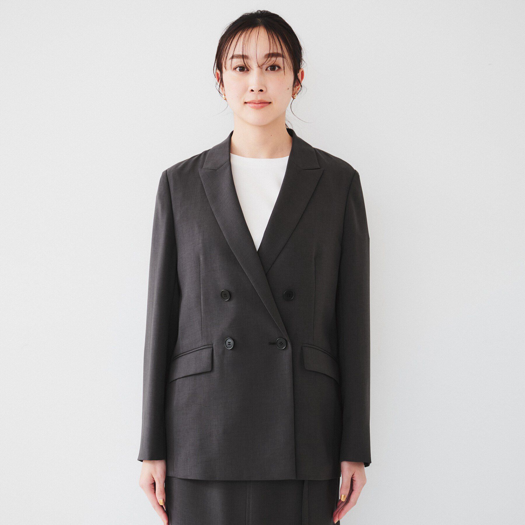 UNTITLED「【セットアップ可能】ライトウェイト ダブルブレストジャケット」|テーラードジャケット|