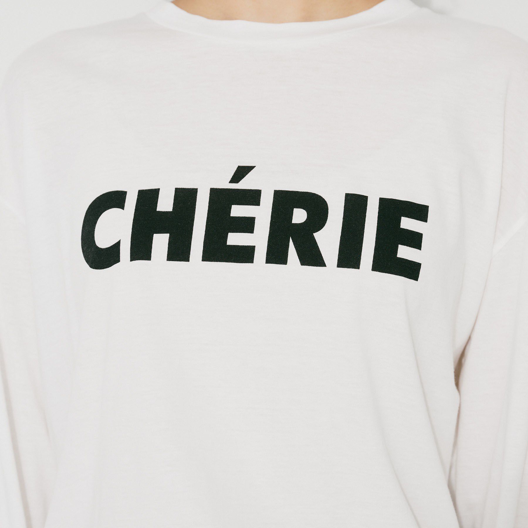 UNTITLED「【CHIGNON】CHERIE シンプルロゴTシャツ」|Tシャツ・カットソー|