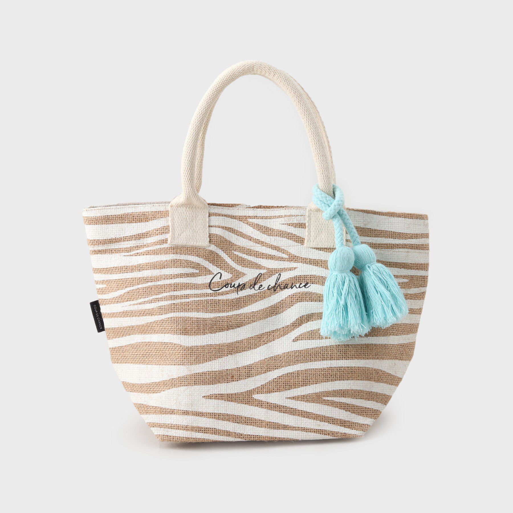 COUP DE CHANCE「天然素材・ジュート・エコミニバック2」|トートバッグ|ブラウン(340)