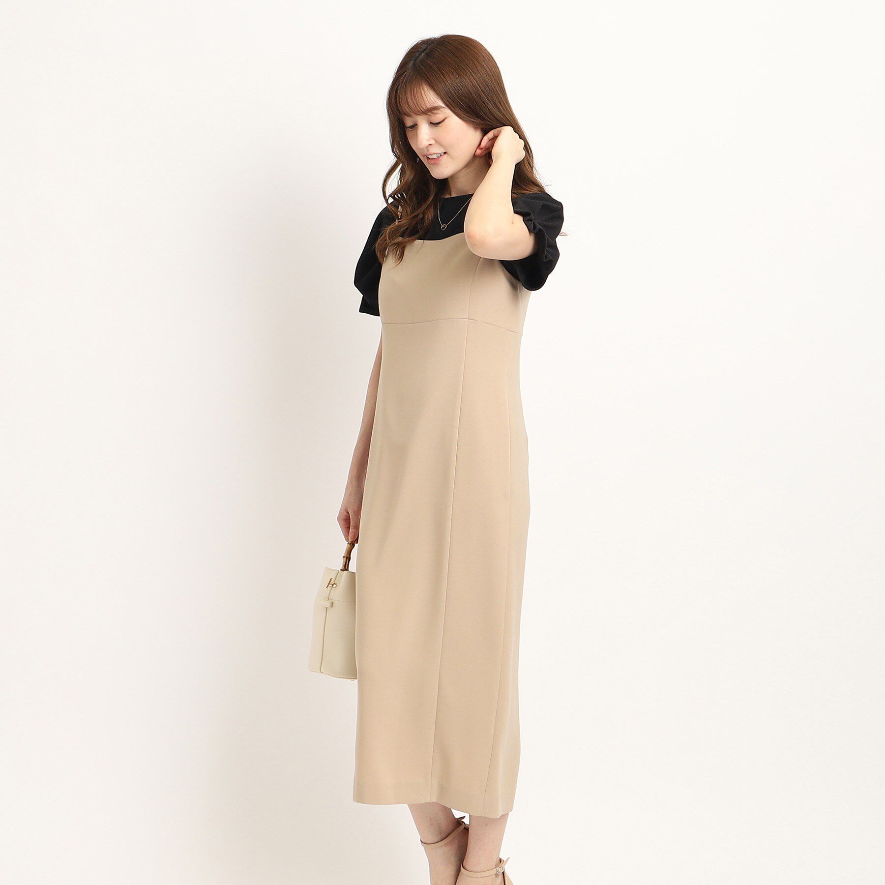 COUP DE CHANCE「【洗える／日本製／アジャスター付】キャミワンピース」|ワンピース|