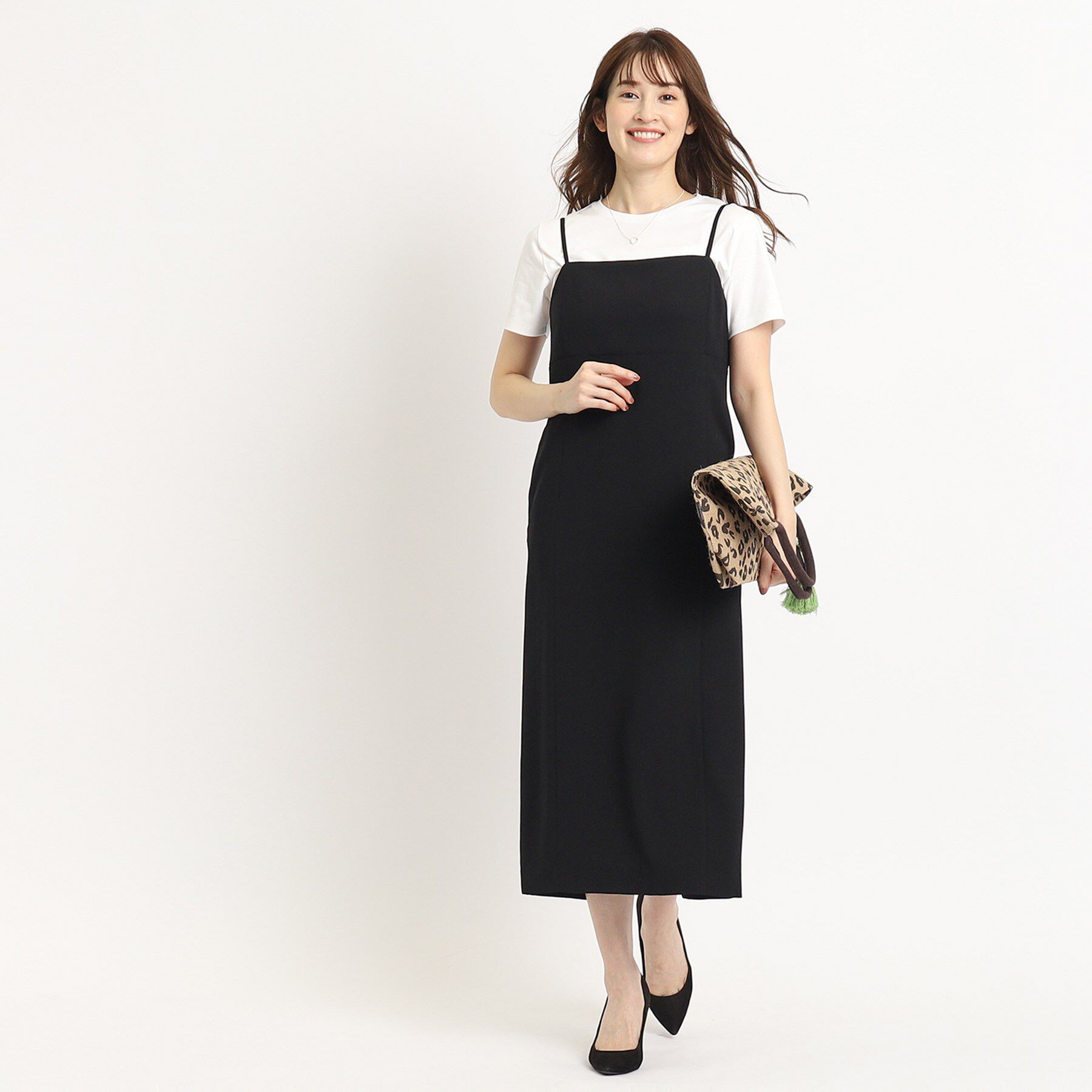 COUP DE CHANCE「【洗える／日本製／アジャスター付】キャミワンピース」|ワンピース|