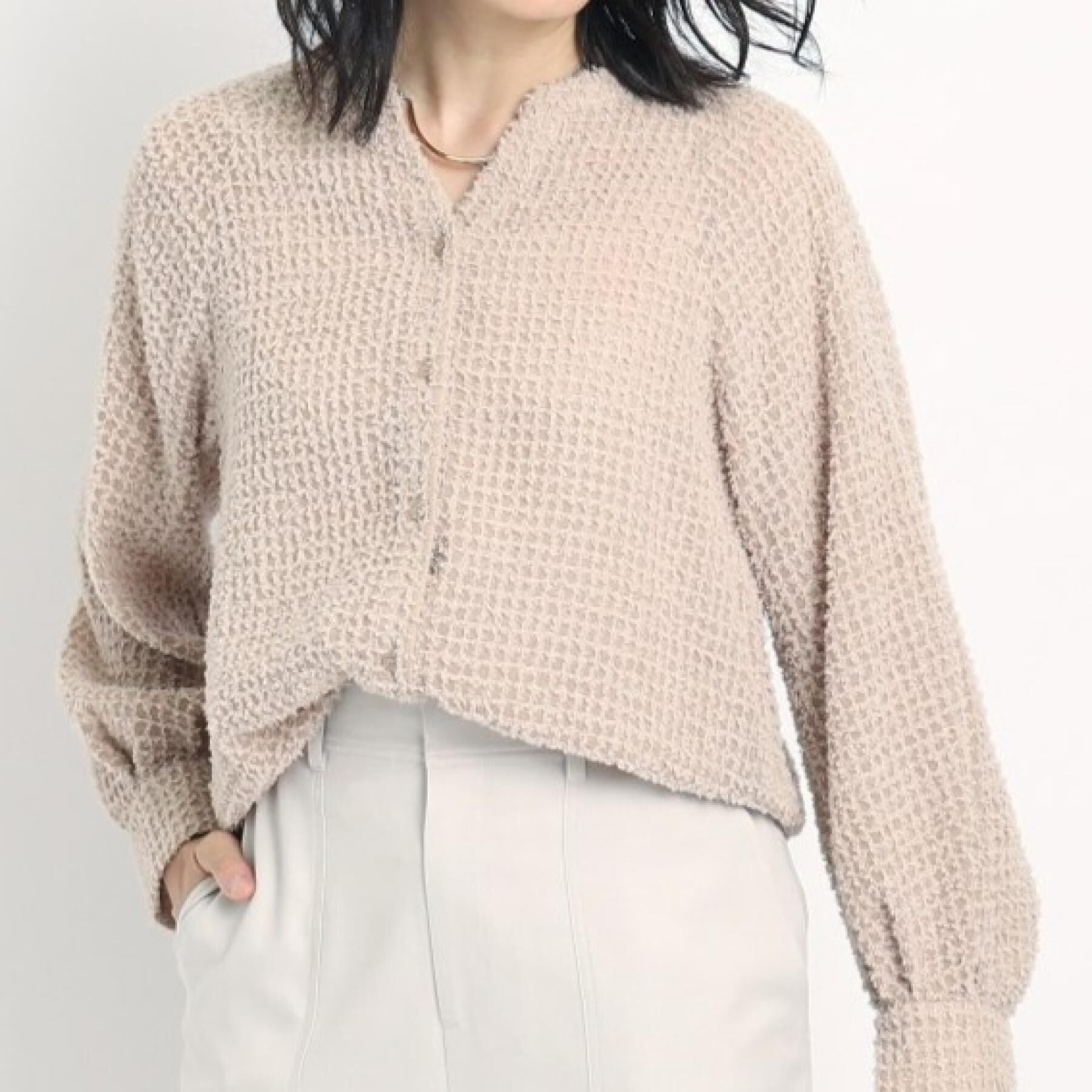 COUP DE CHANCE「【洗える】フェザーシフォンのブラウス」|シャツ・ブラウス|