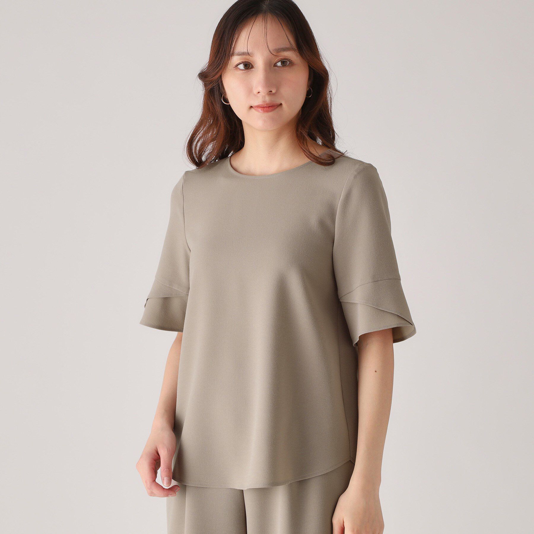 COUP DE CHANCE「【洗える／日本製】袖デザインブラウス」|シャツ・ブラウス|