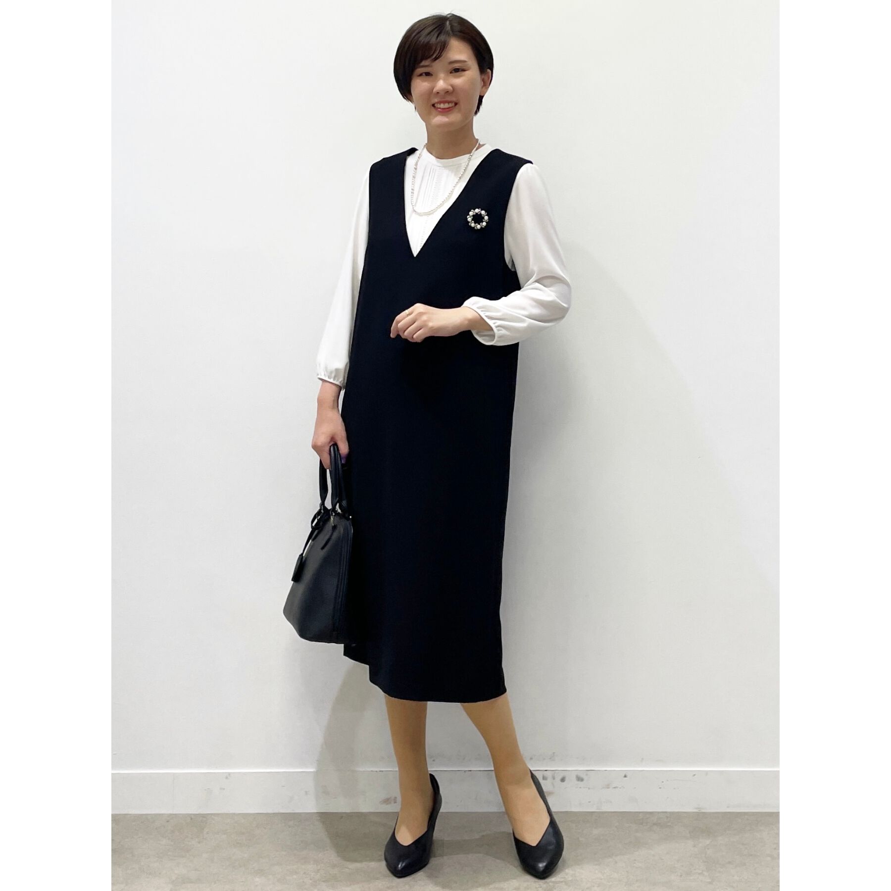 Reflect「【フォーマル/洗える/セットアップ可】ジャンパースカート」|ワンピース|