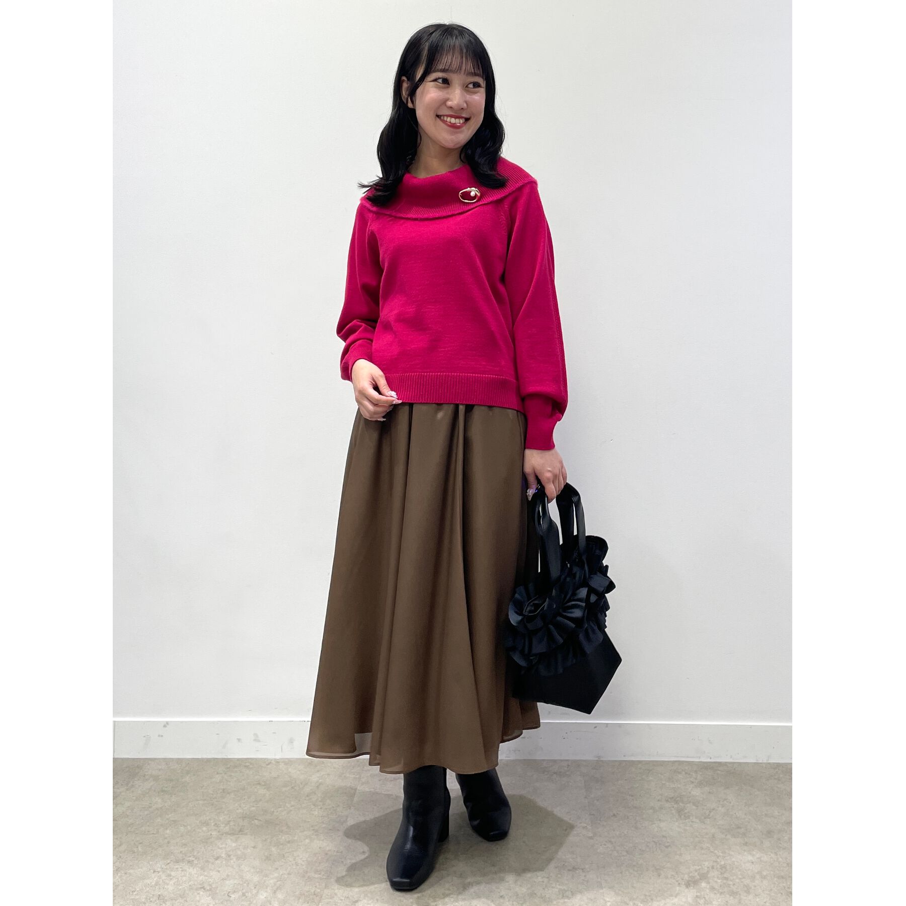 Reflect「【手洗い可】華やかオフタートルニット」|ニット・セーター|