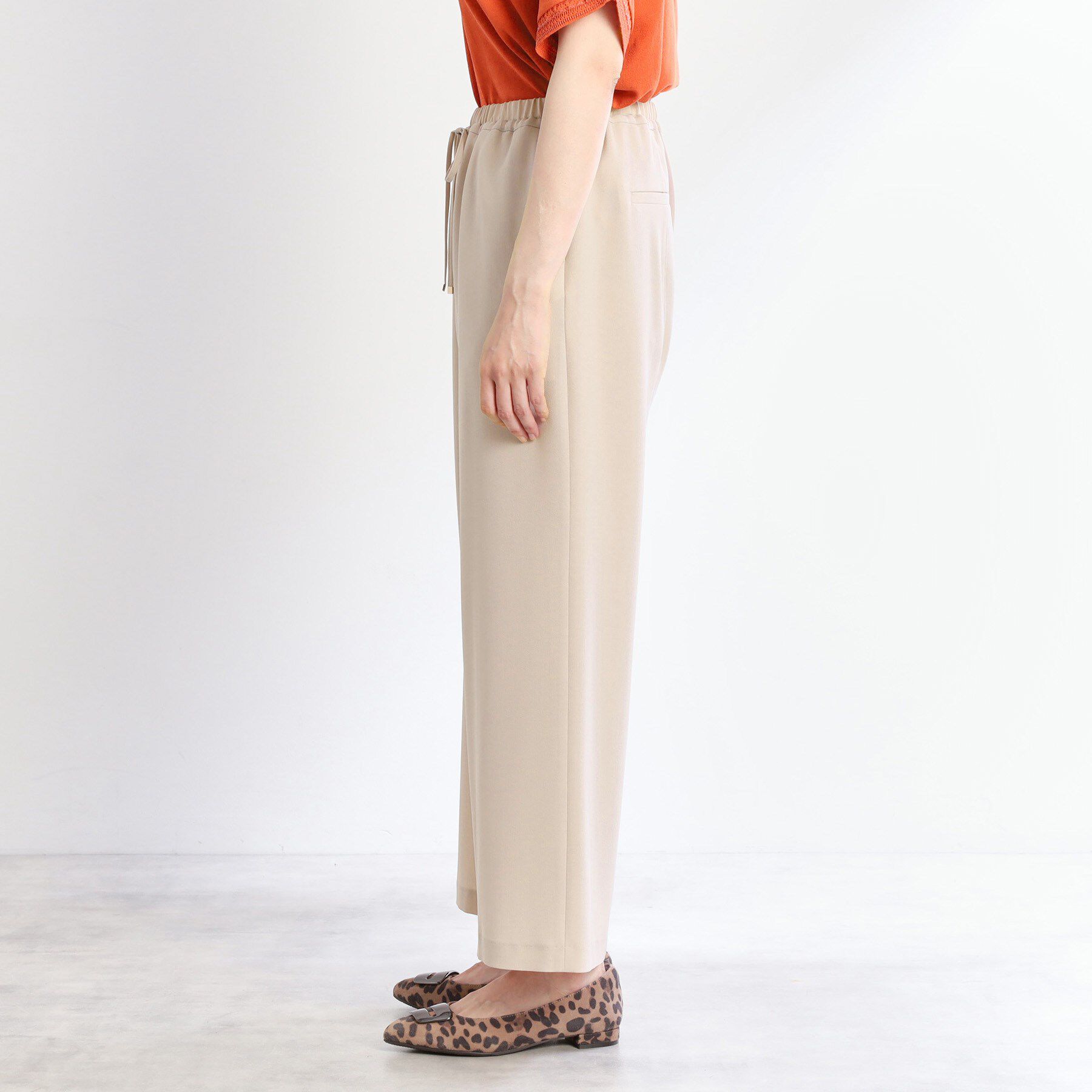 Reflect「【接触冷感／マシンウォッシュ可／ウエスト総ゴム】ワイドシルエットパンツ」|その他|