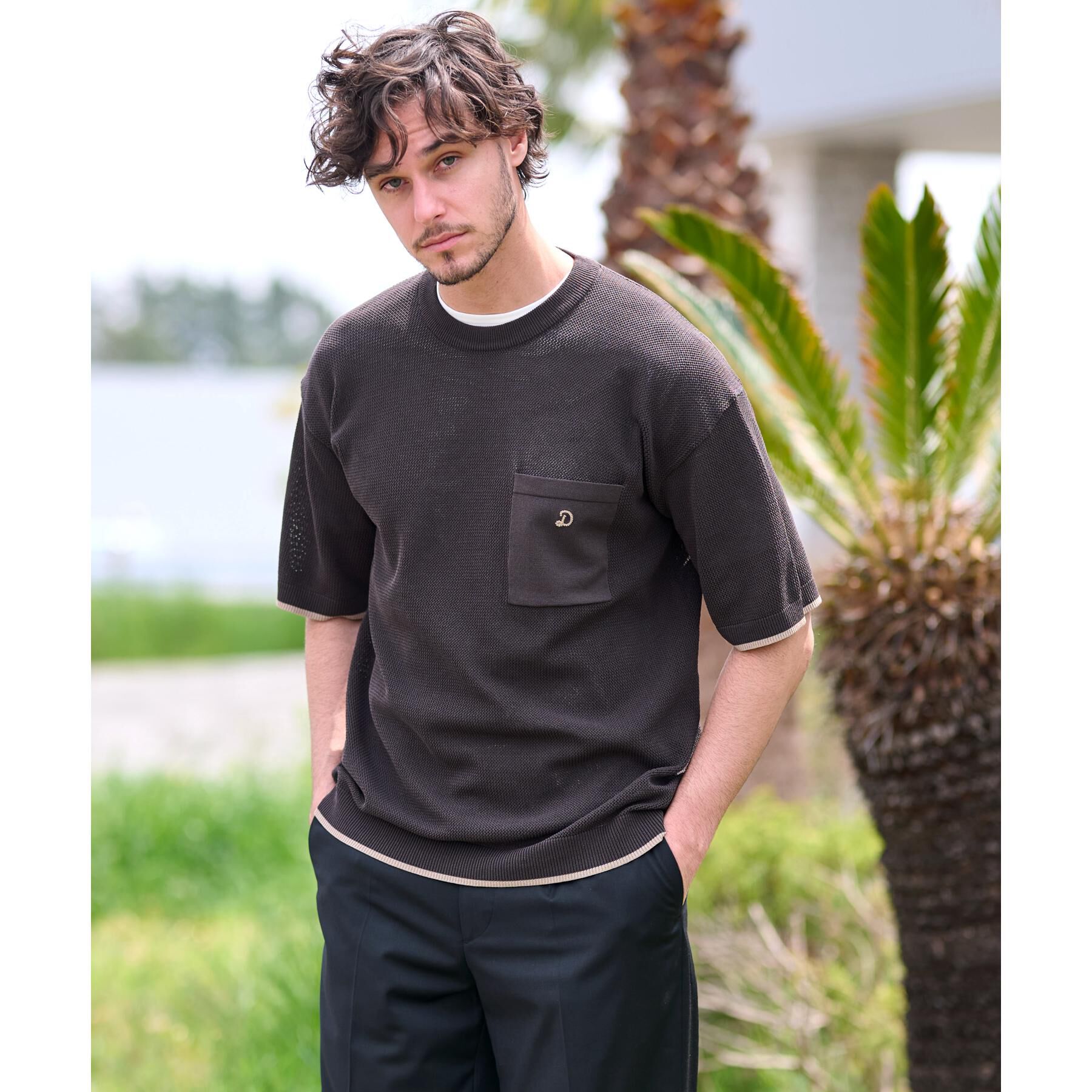 DRESSTERIOR「ドライメッシュニット」|ニット・セーター|