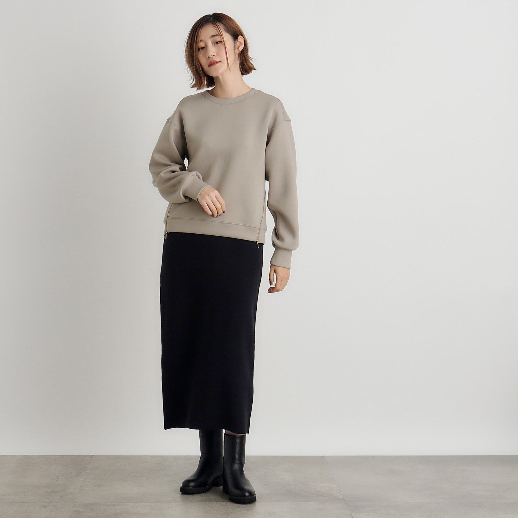 grove「メタルサイドジッププルオーバー」|Tシャツ・カットソー|