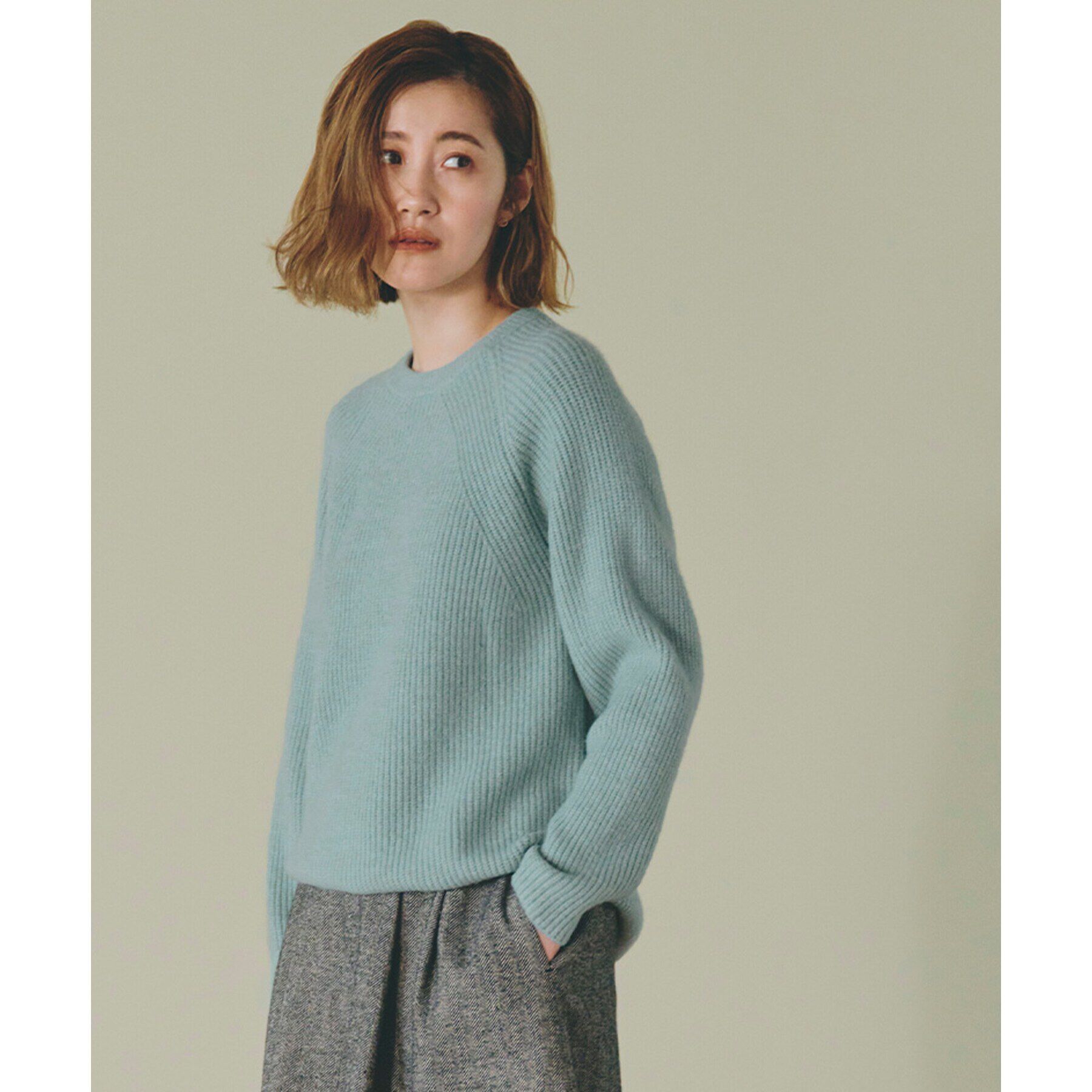 grove「クルーネック畔プルオーバー【洗える】」|ニット・セーター|ダスティミント(02