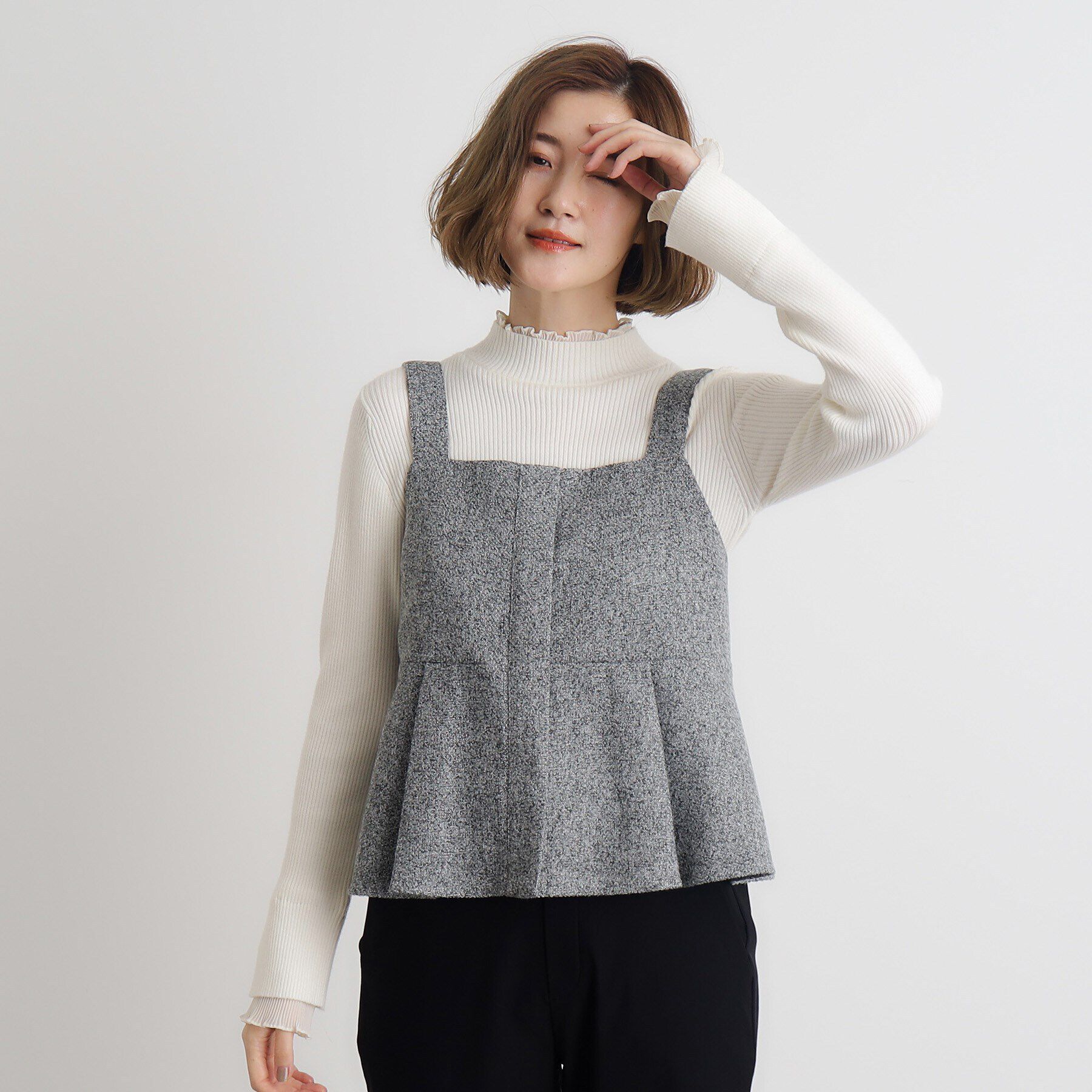 grove「大人気！待望のビスチェSET UP冬素材バージョン」|スーツ|