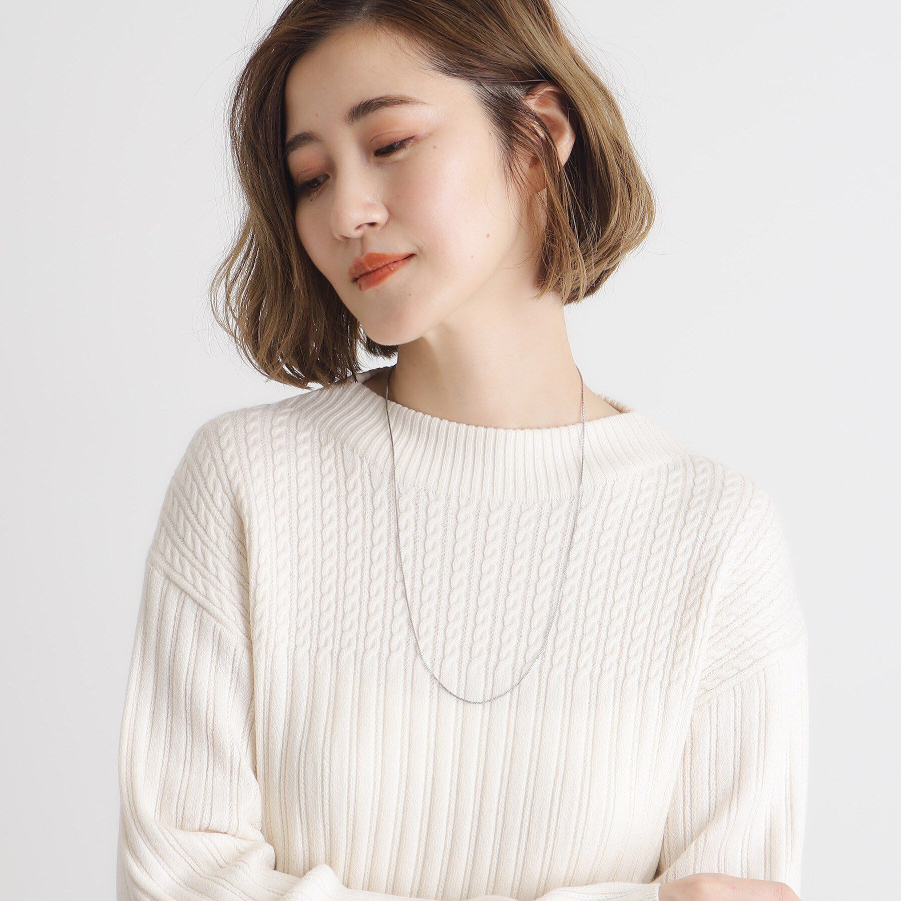 grove「パール調スライドネックレス」|ネックレス|