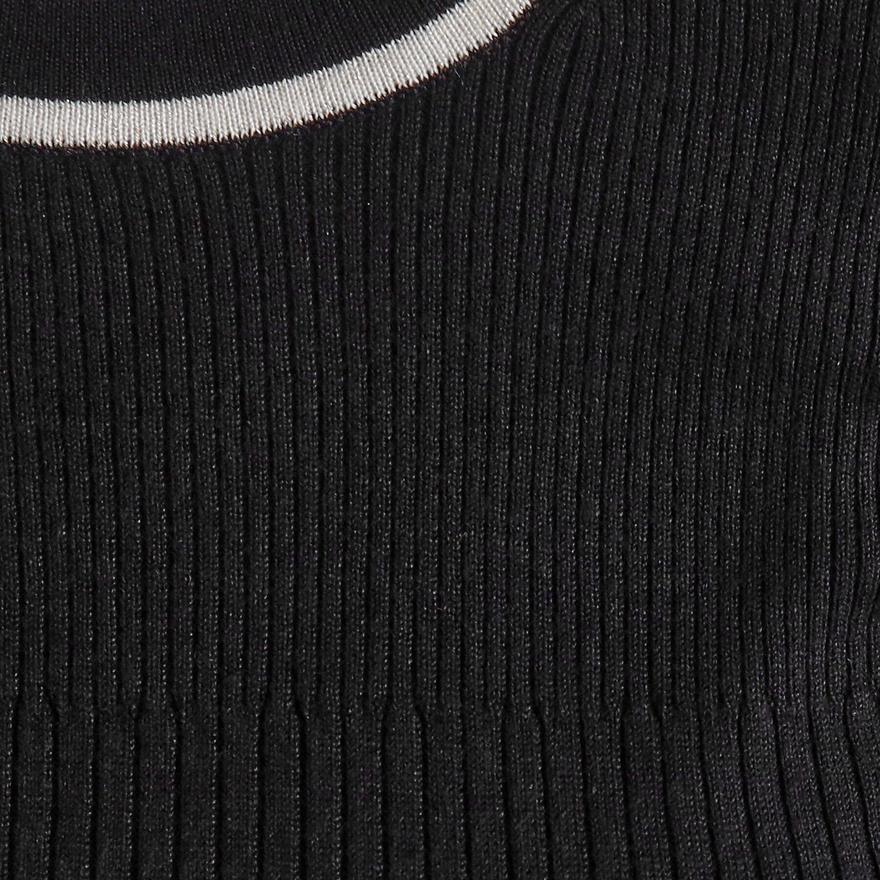 grove「ラメライン折り返しカフス袖ニットプルオーバー」|ニット・セーター|