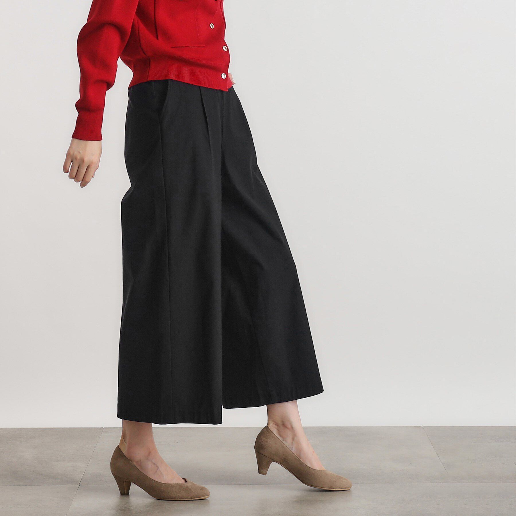 grove「【多機能】裏起毛ハイパーストレッチワイドパンツ」|その他|