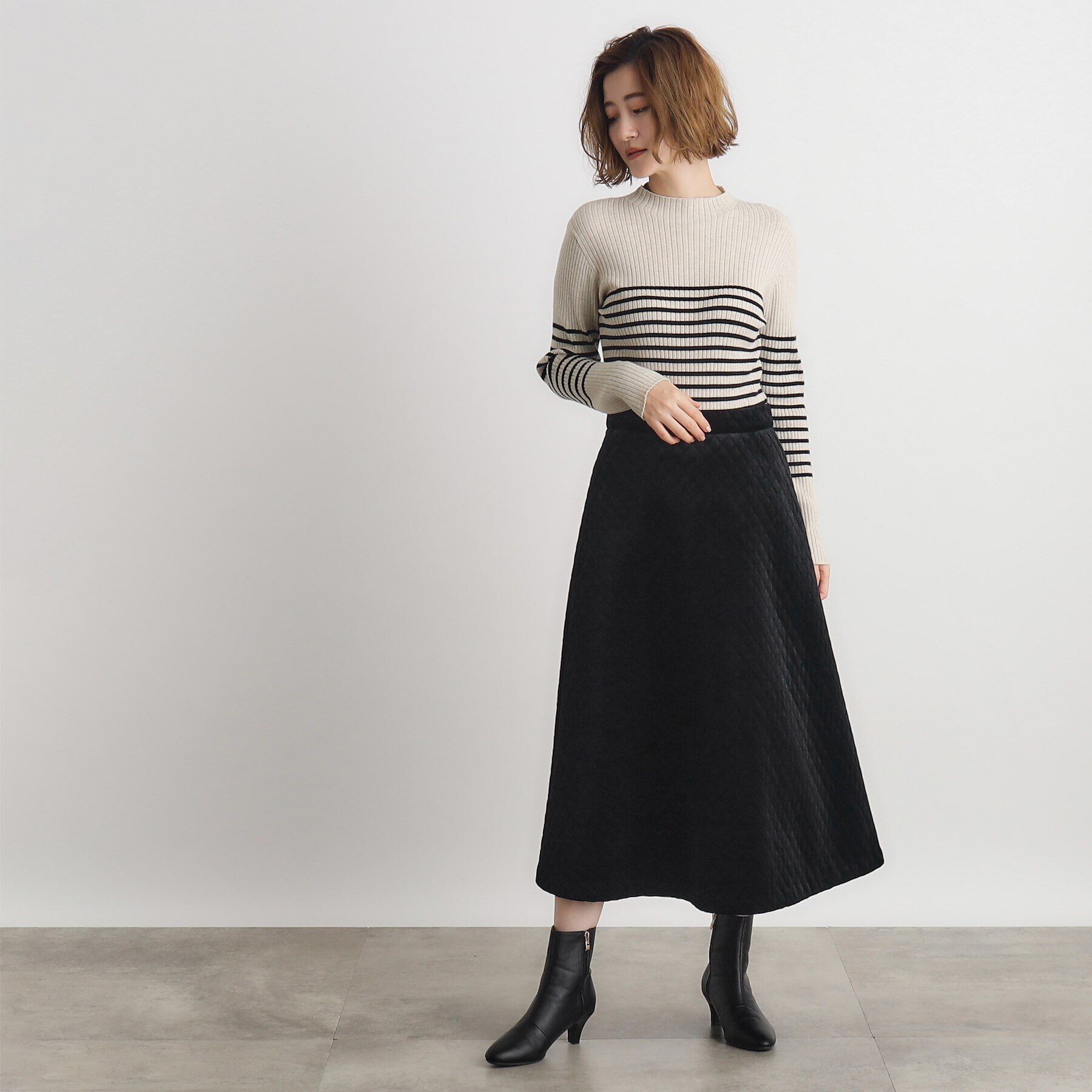 grove「ベロアエンボススカート」|スカート|