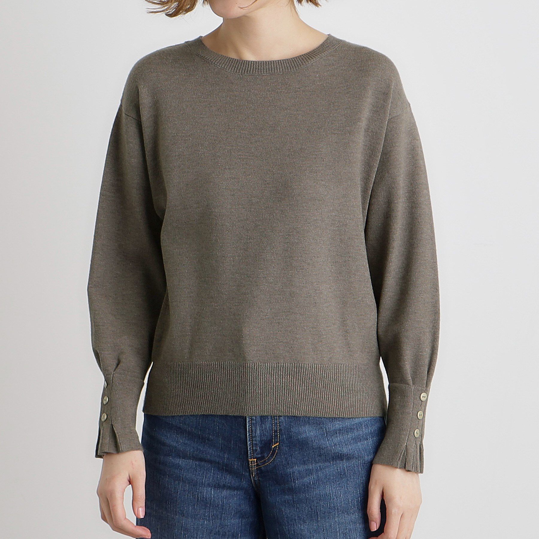 grove「タックスリーブニット」|ニット・セーター|