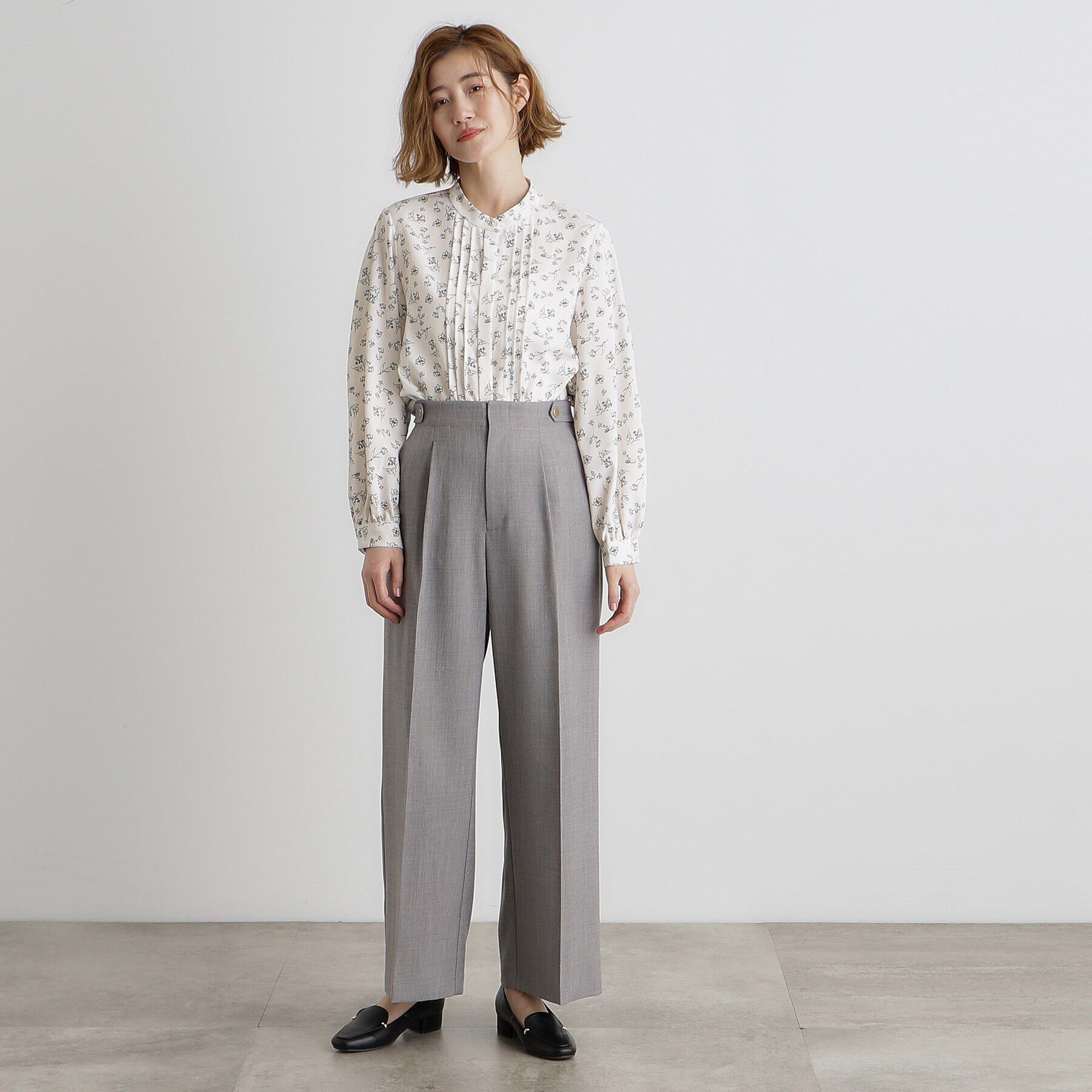 grove「2WAYタックスリーブブラウス」|シャツ・ブラウス|