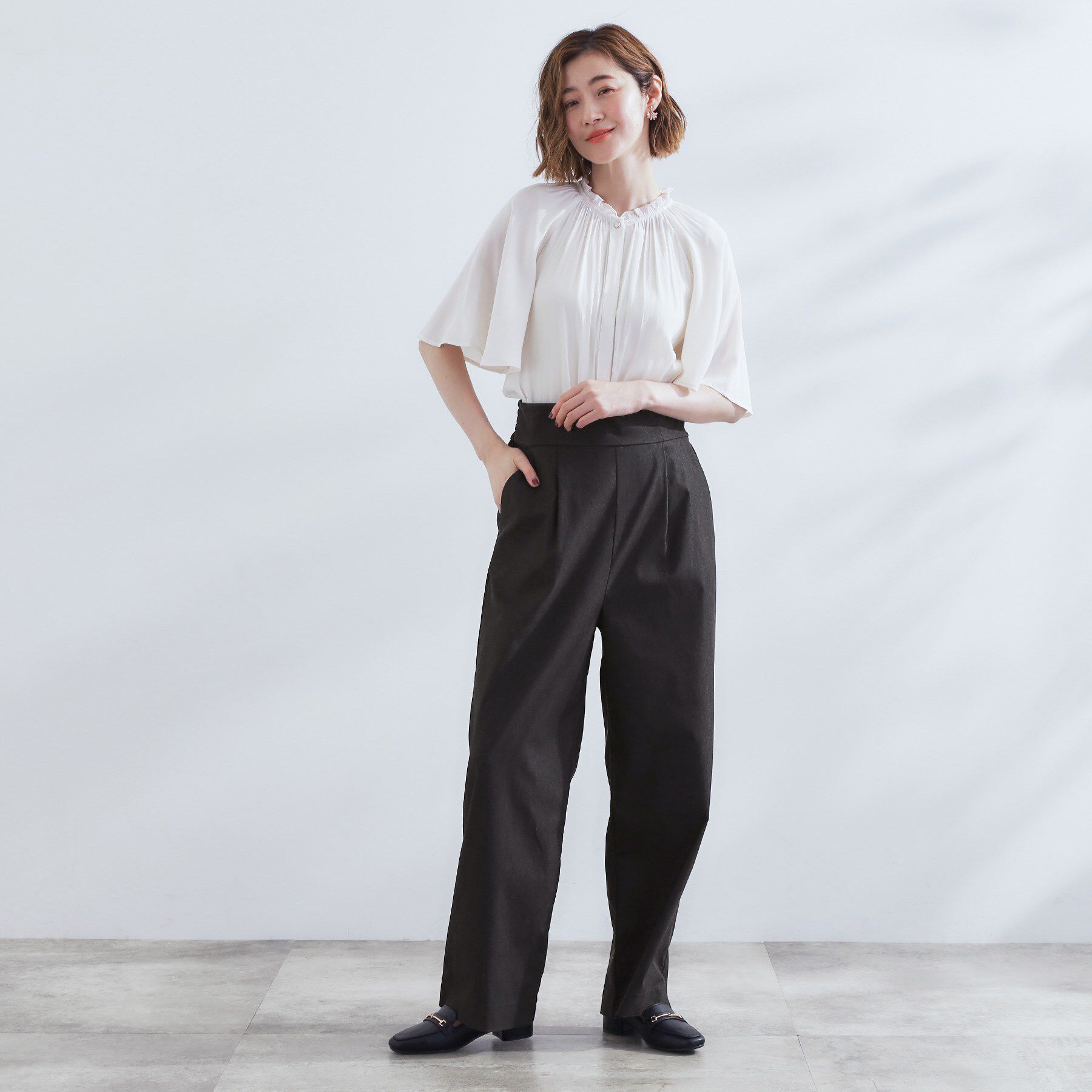 grove「【2WAY】ハイパーストレッチストラップパンツ」|その他|