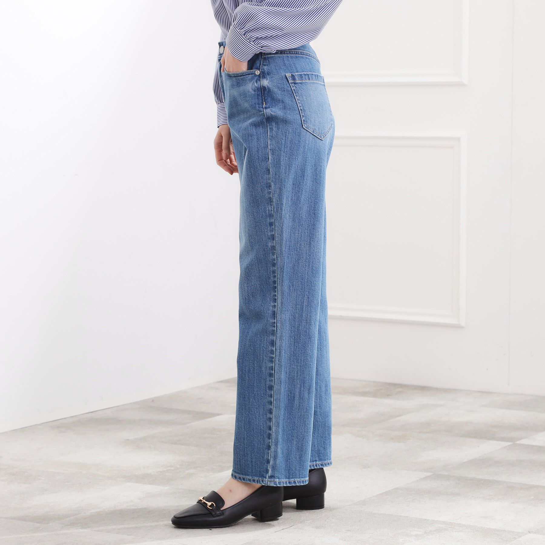 grove「【選べる着丈】大人のためのストレートデニムパンツ」|デニム|