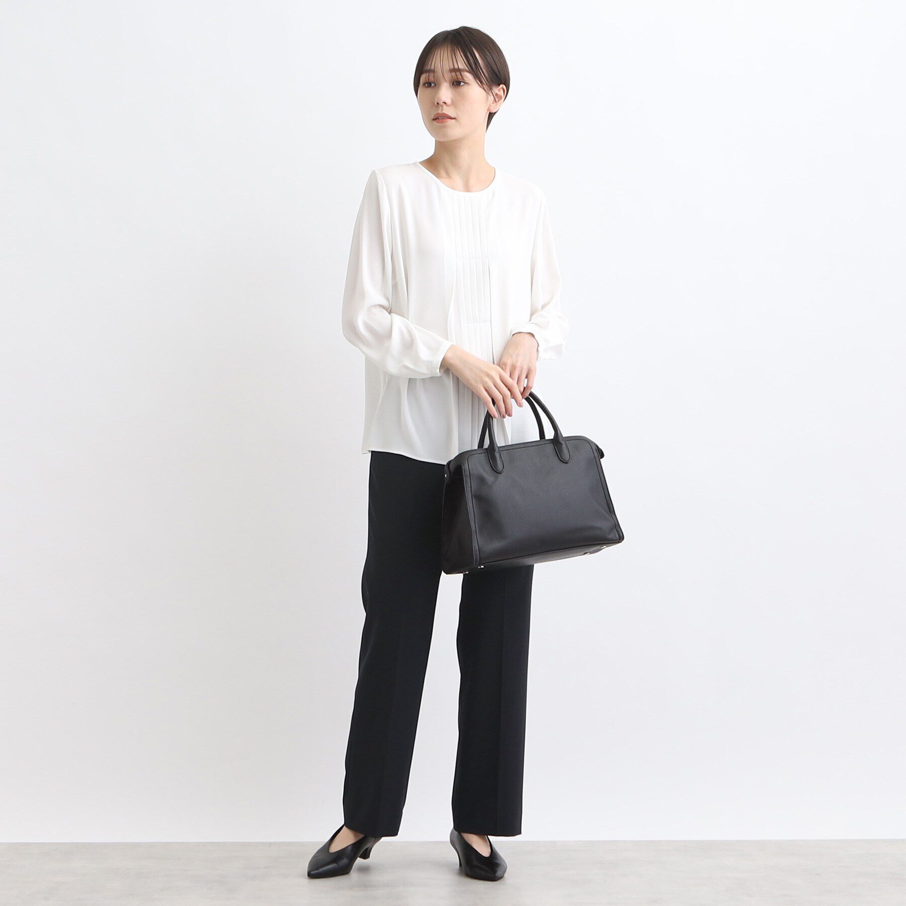 INDIVI「【定番スーツ／洗える／UVケア】ストレッチストレートパンツ」|その他|