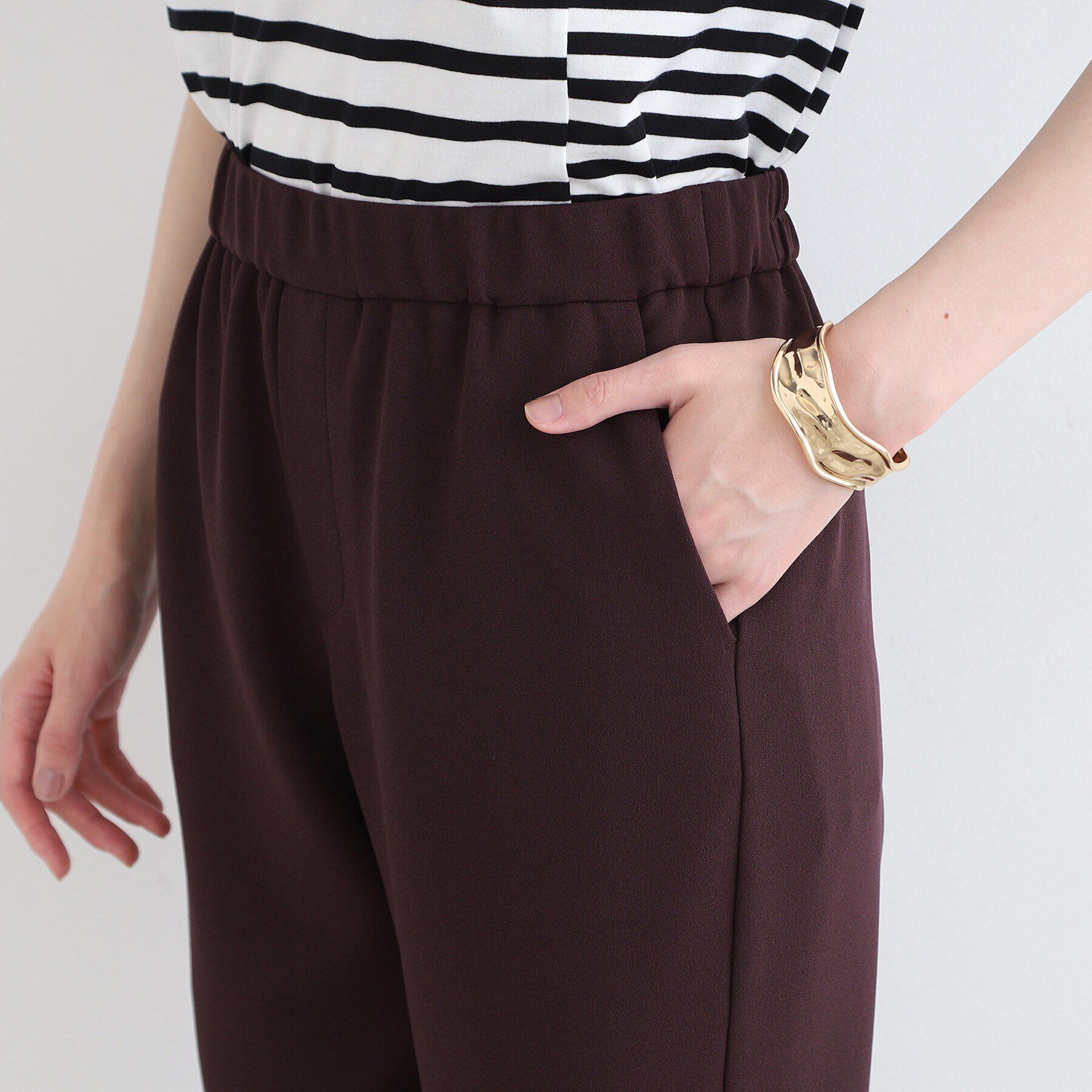 INDIVI「【洗える／UVケア／トレンド】ジョグパンツ」|その他|