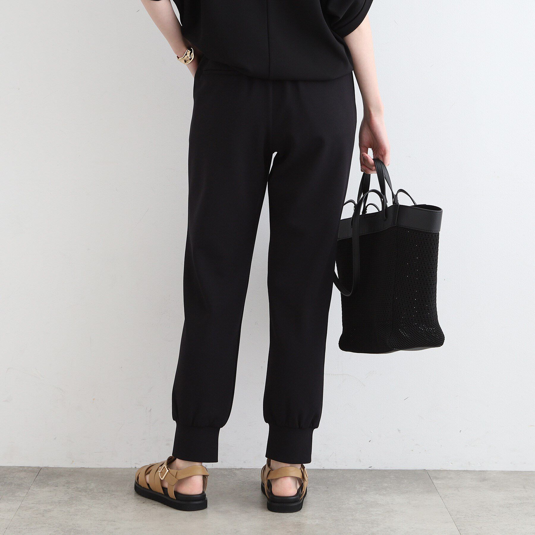 INDIVI「【洗える／UVケア／トレンド】ジョグパンツ」|その他|