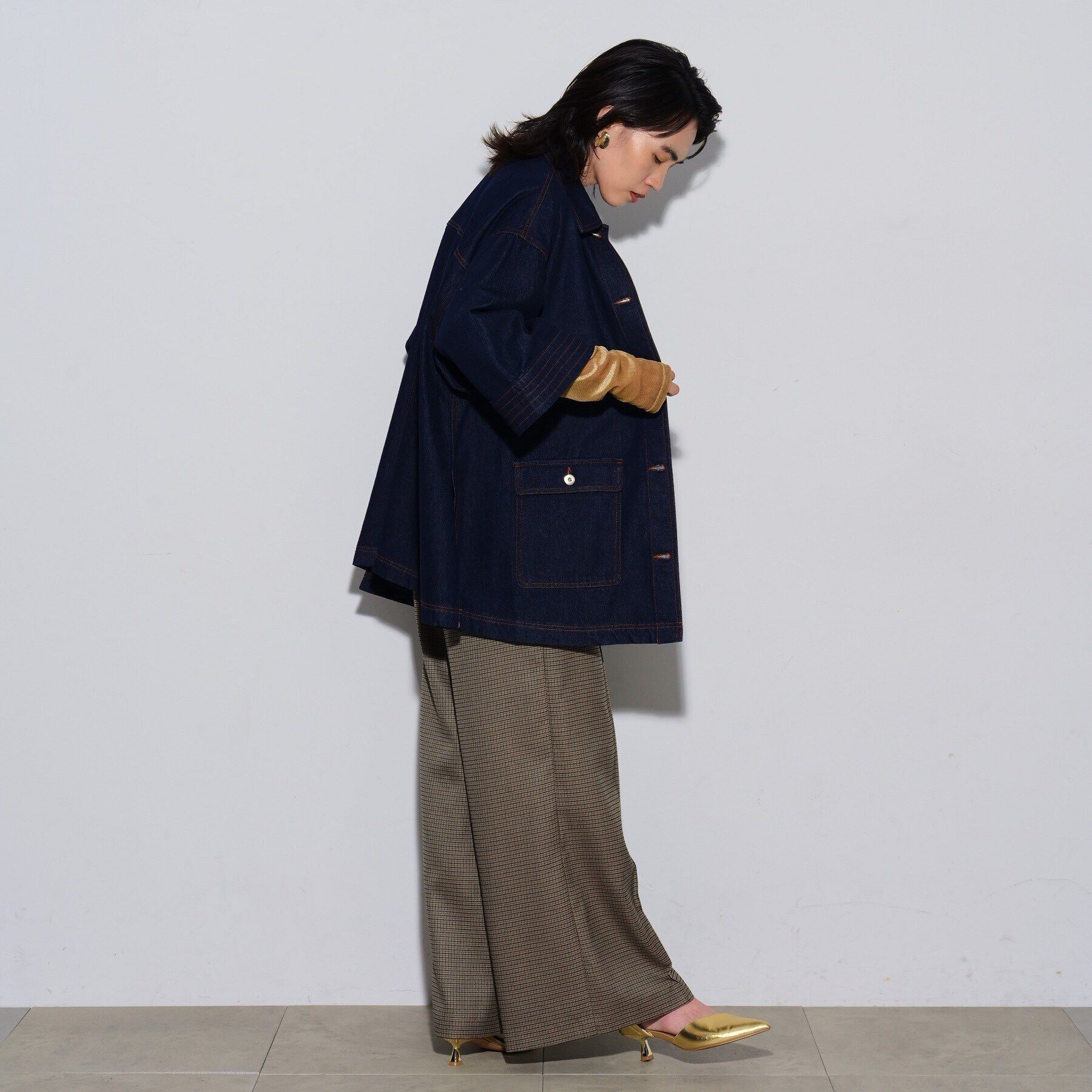 GALLEST「ボックスデニムジャケット」|デニムジャケット|