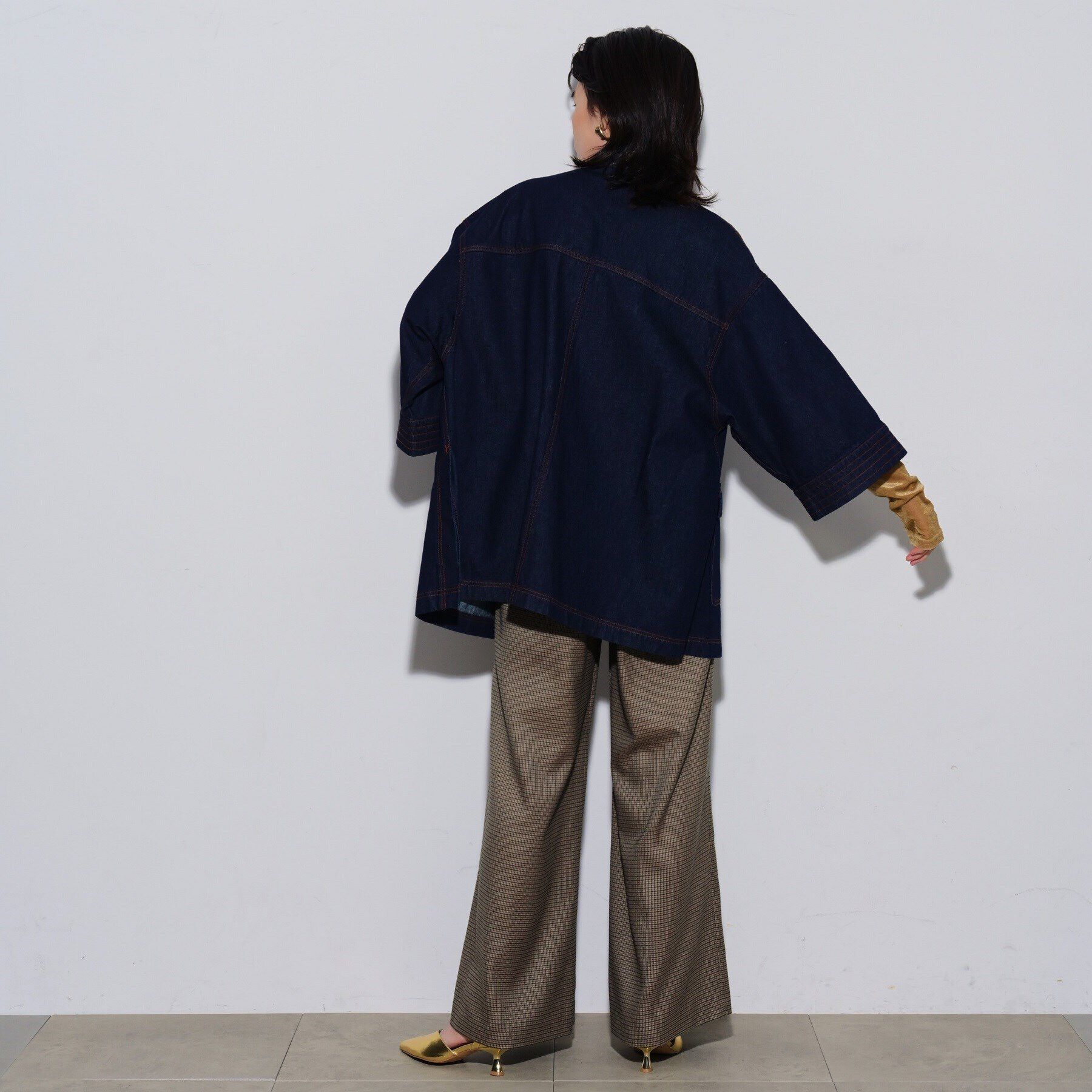 GALLEST「ボックスデニムジャケット」|デニムジャケット|