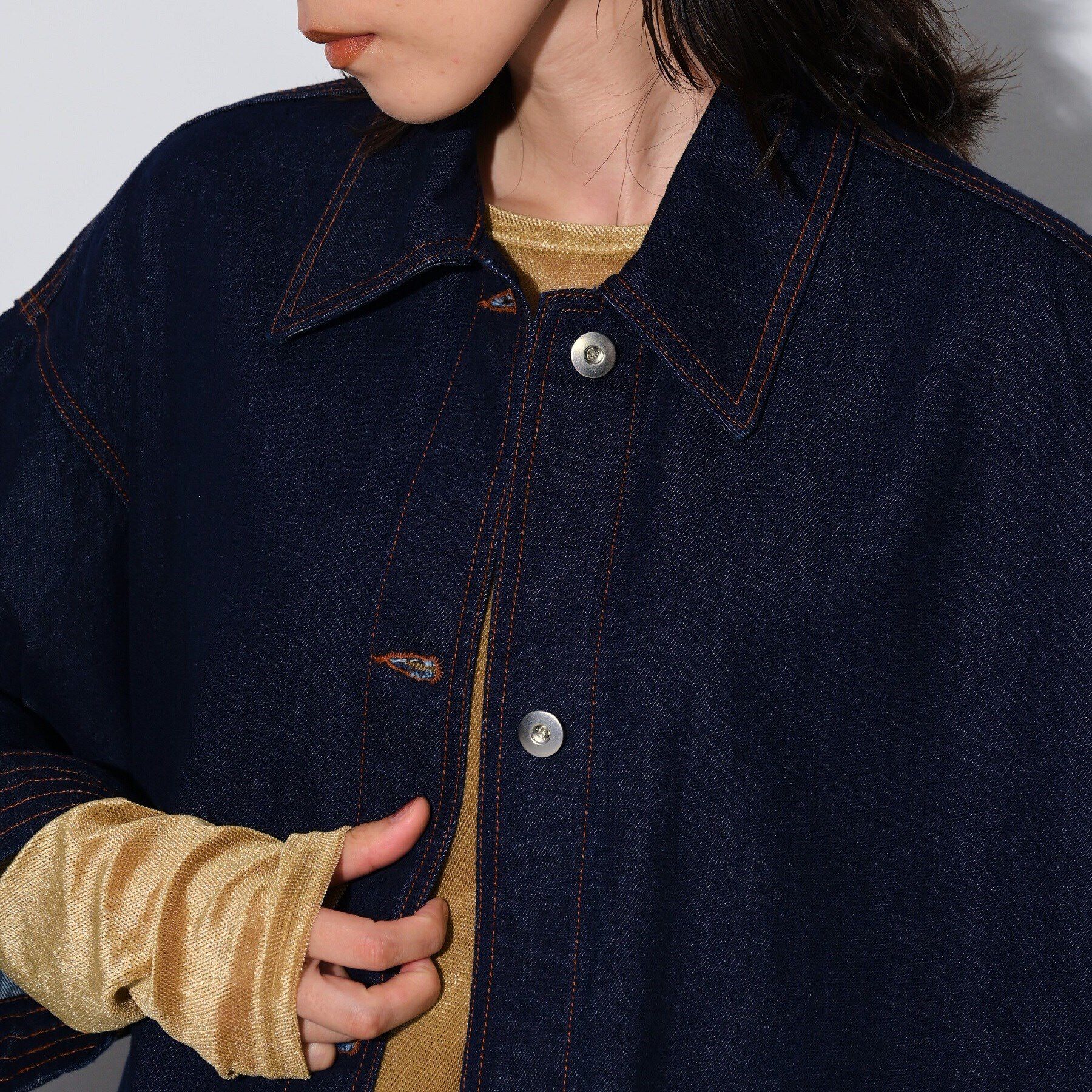 GALLEST「ボックスデニムジャケット」|デニムジャケット|