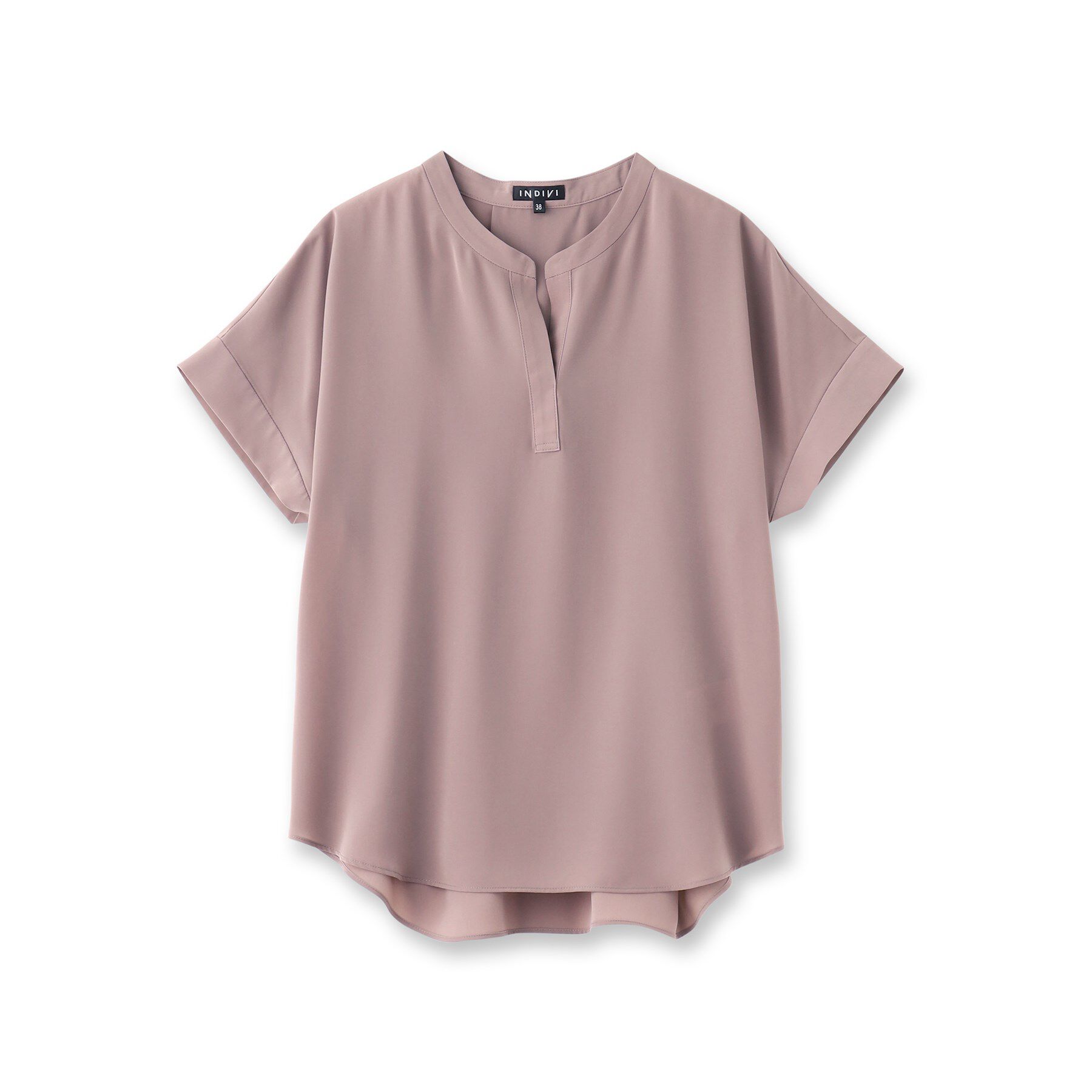 INDIVI「【洗える／SETUP可能】ドレーピースキッパーブラウス」|シャツ・ブラウス|