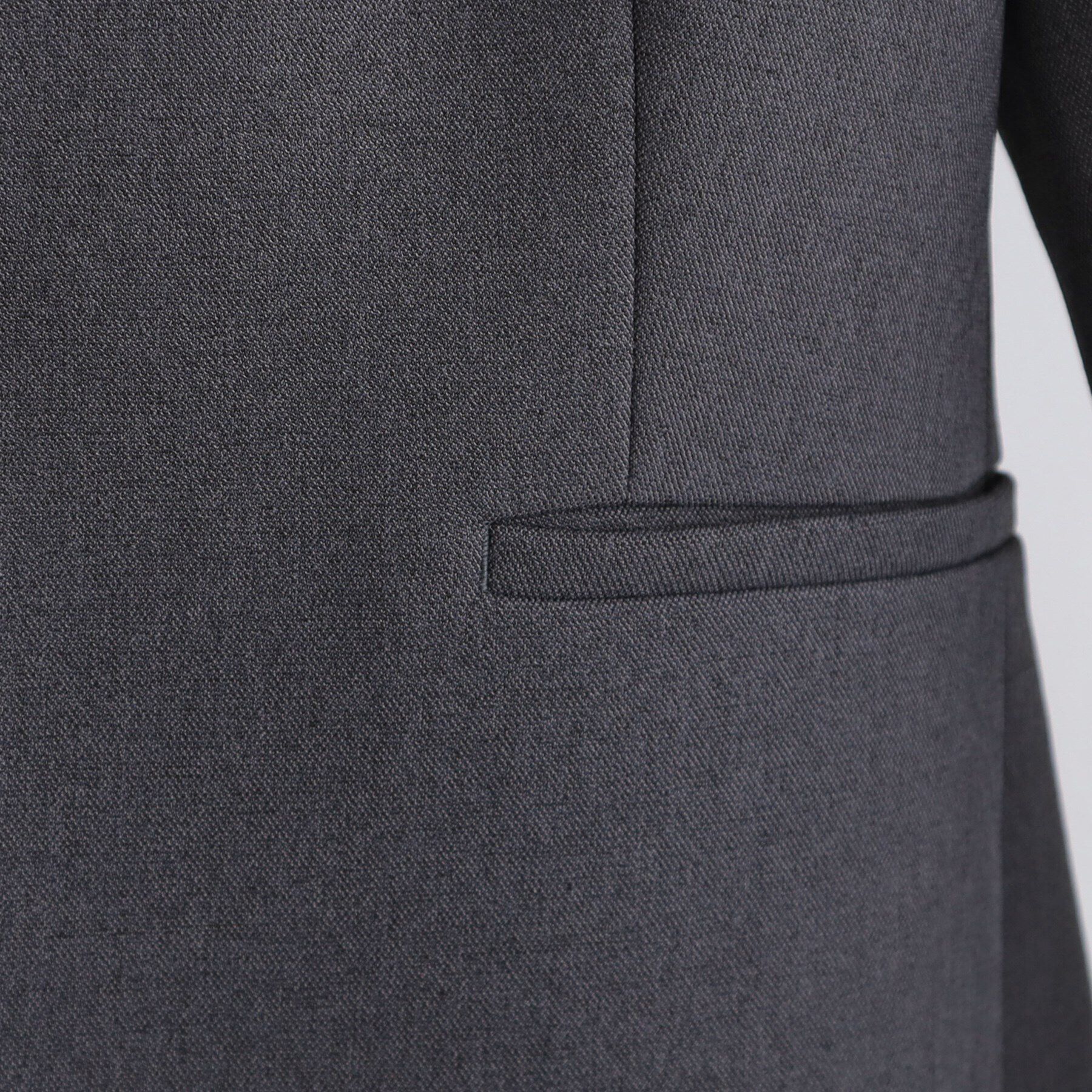 INDIVI「【定番スーツ／洗える／メランジ】ウールライクノーカラージャケット」|スーツ|