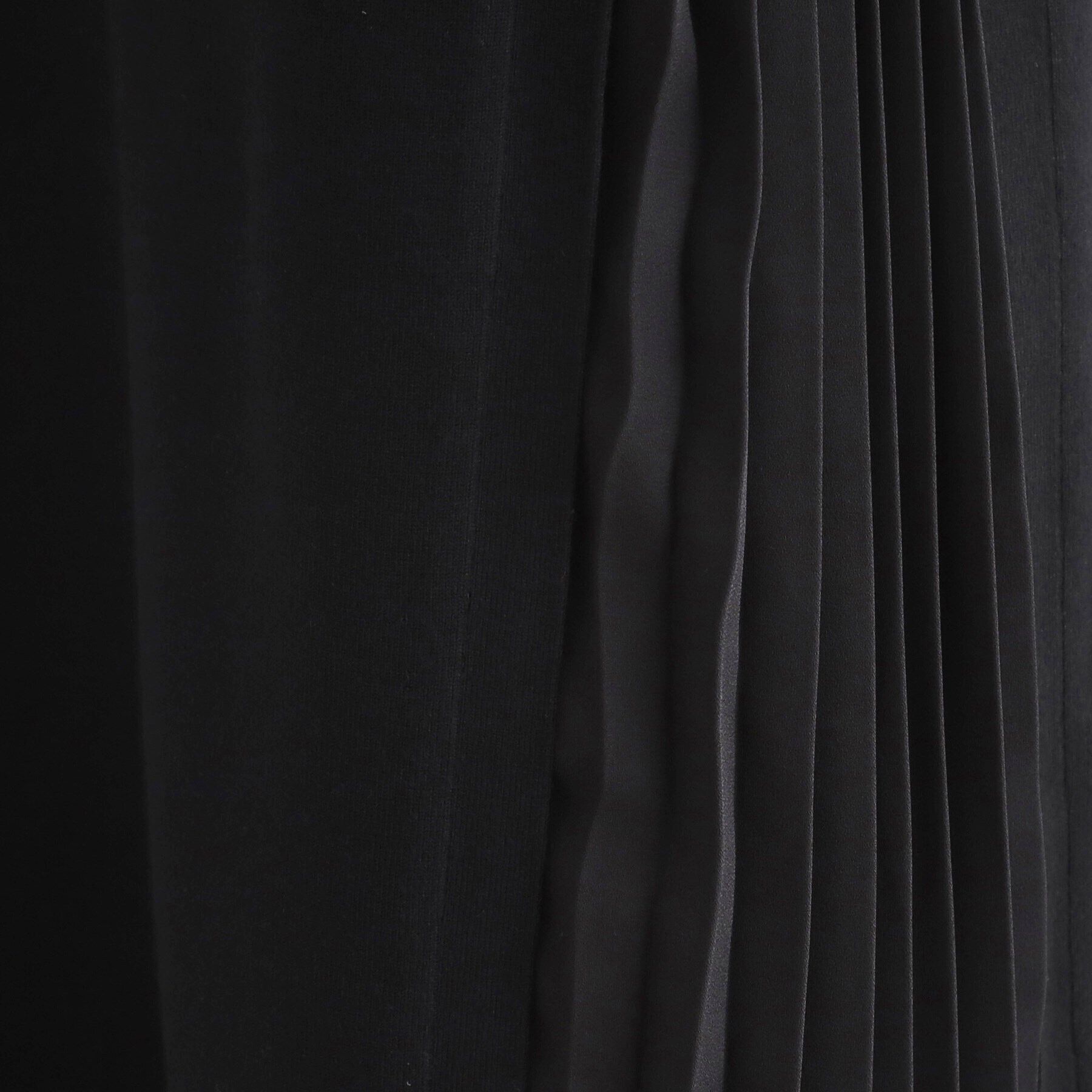 INDIVI「【洗える】サイドプリーツニットワンピース」|ワンピース|