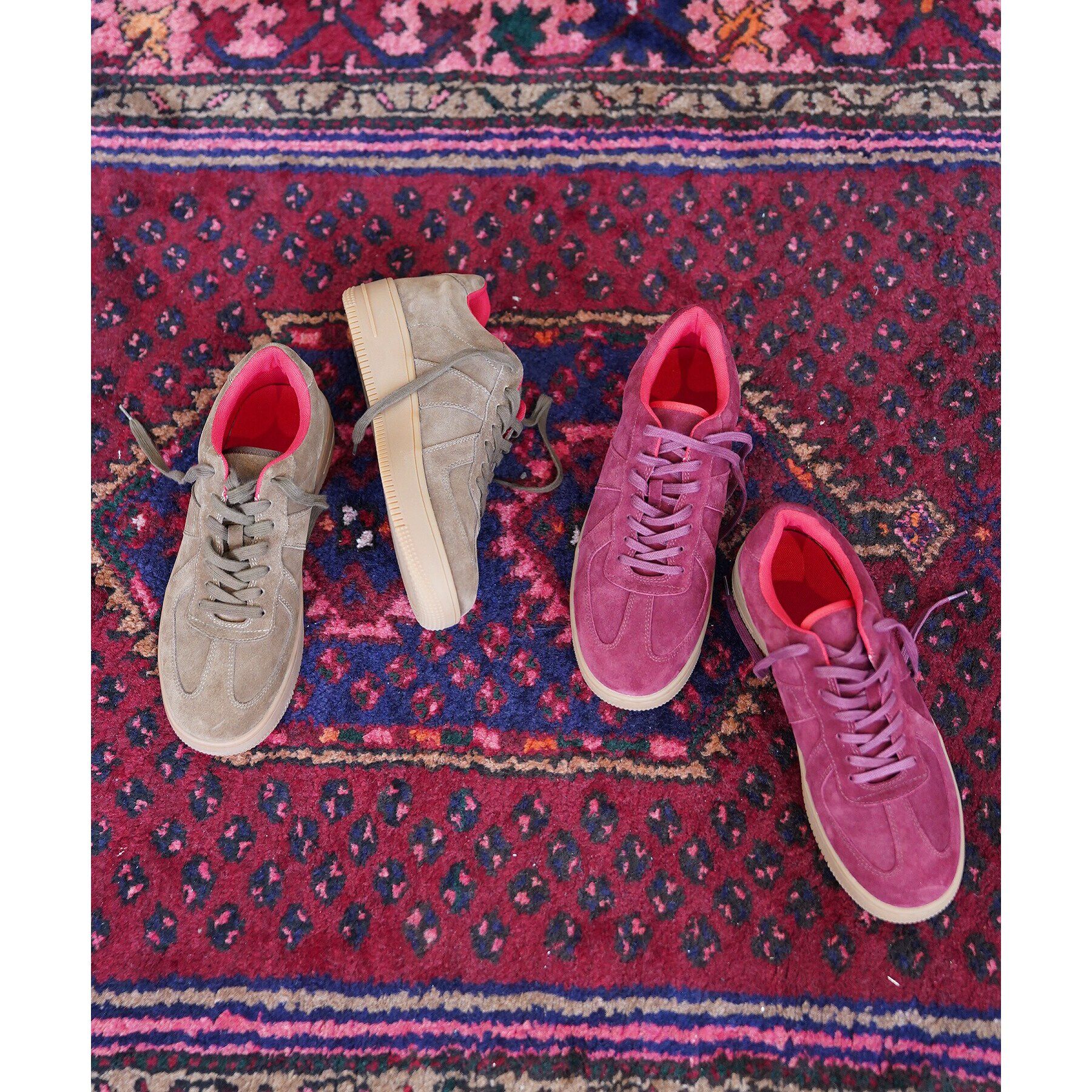 40CARATS&525「40ct&525 レザー スニーカー」|スニーカー|