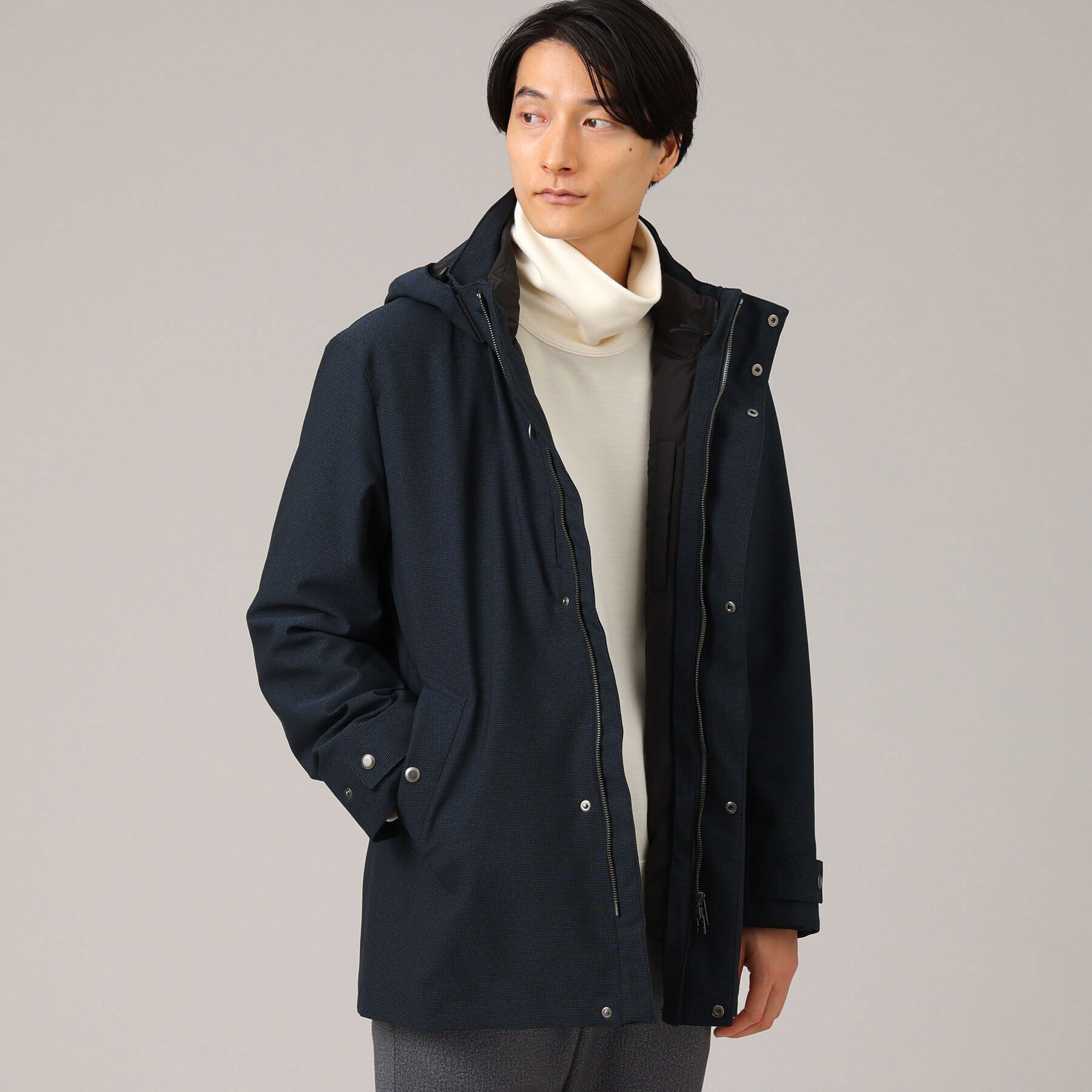 TAKEO KIKUCHI「【3WAY】LANATEC ECO(R) ダウンライナー ブルゾン」|ブルゾン・スタジャン|ﾈｲﾋﾞｰ(093)