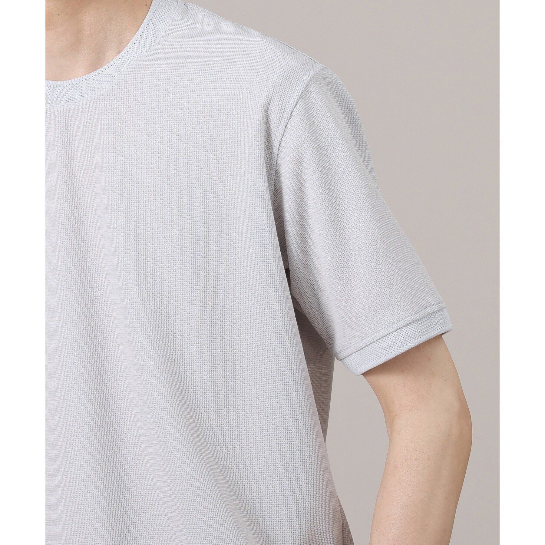 TAKEO KIKUCHI「【抗菌防臭/日本製】ハイブリッド サーフニット Tシャツ」|Tシャツ・カットソー|